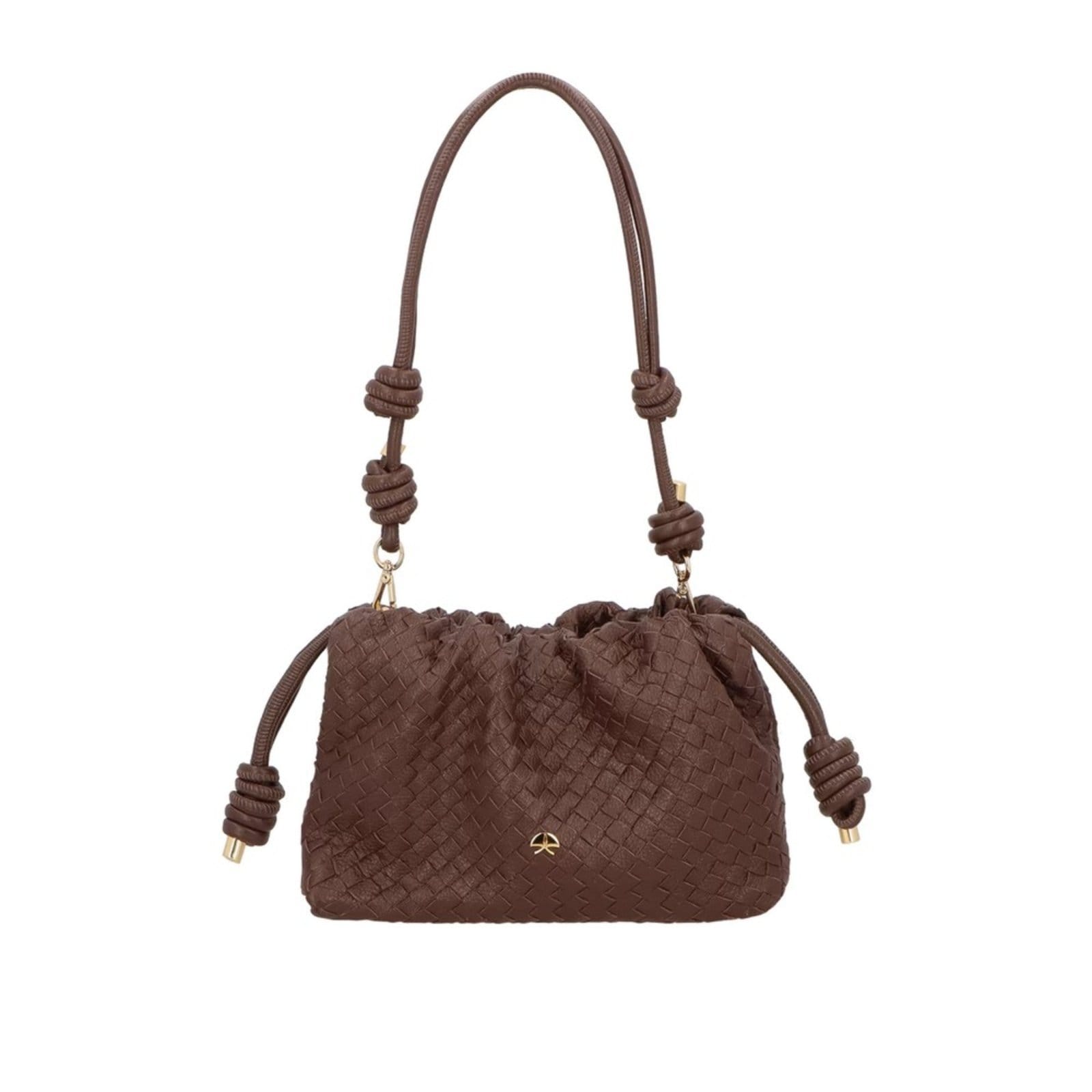 Bolsa Tresse Luiza Barcelos 77771315 Marrom Escuro