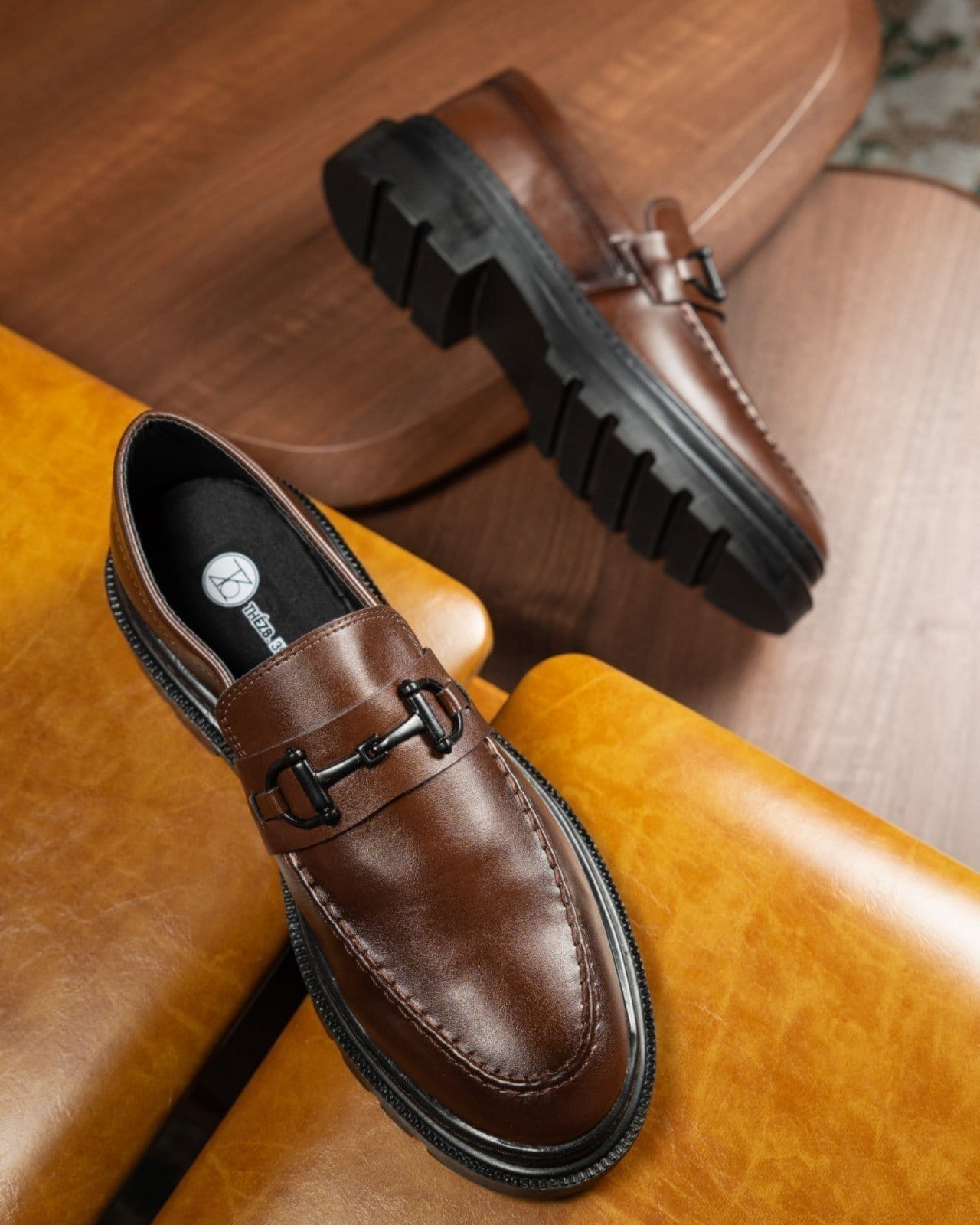 Sapato Social Masculino Santorini Blaqueado Sola Alta Elegante - 2