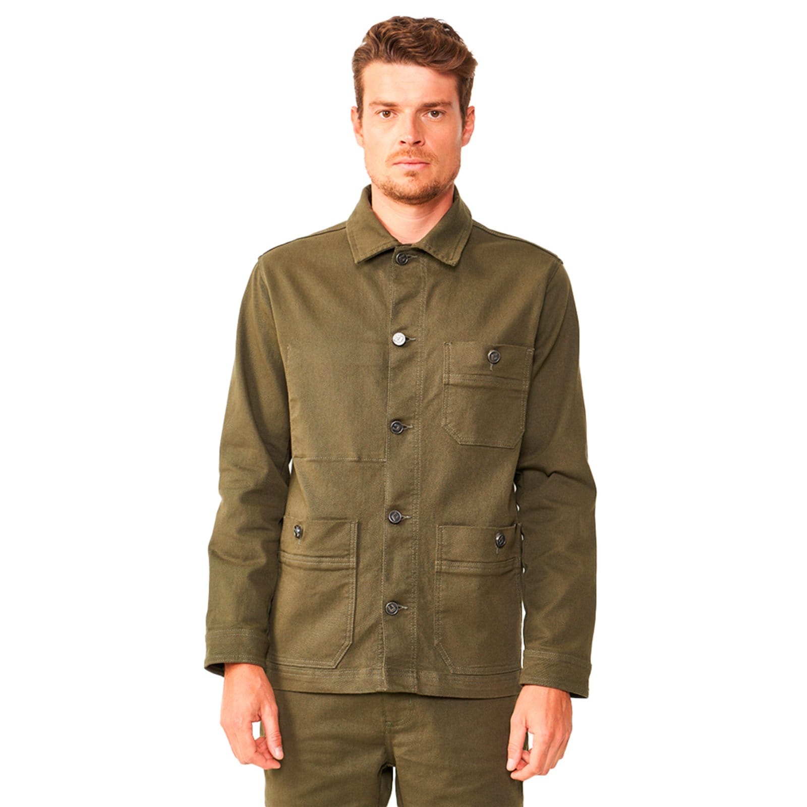 Vista principal Jaqueta Sarja Colcci Casual Ou24 Masculino Colcci verde