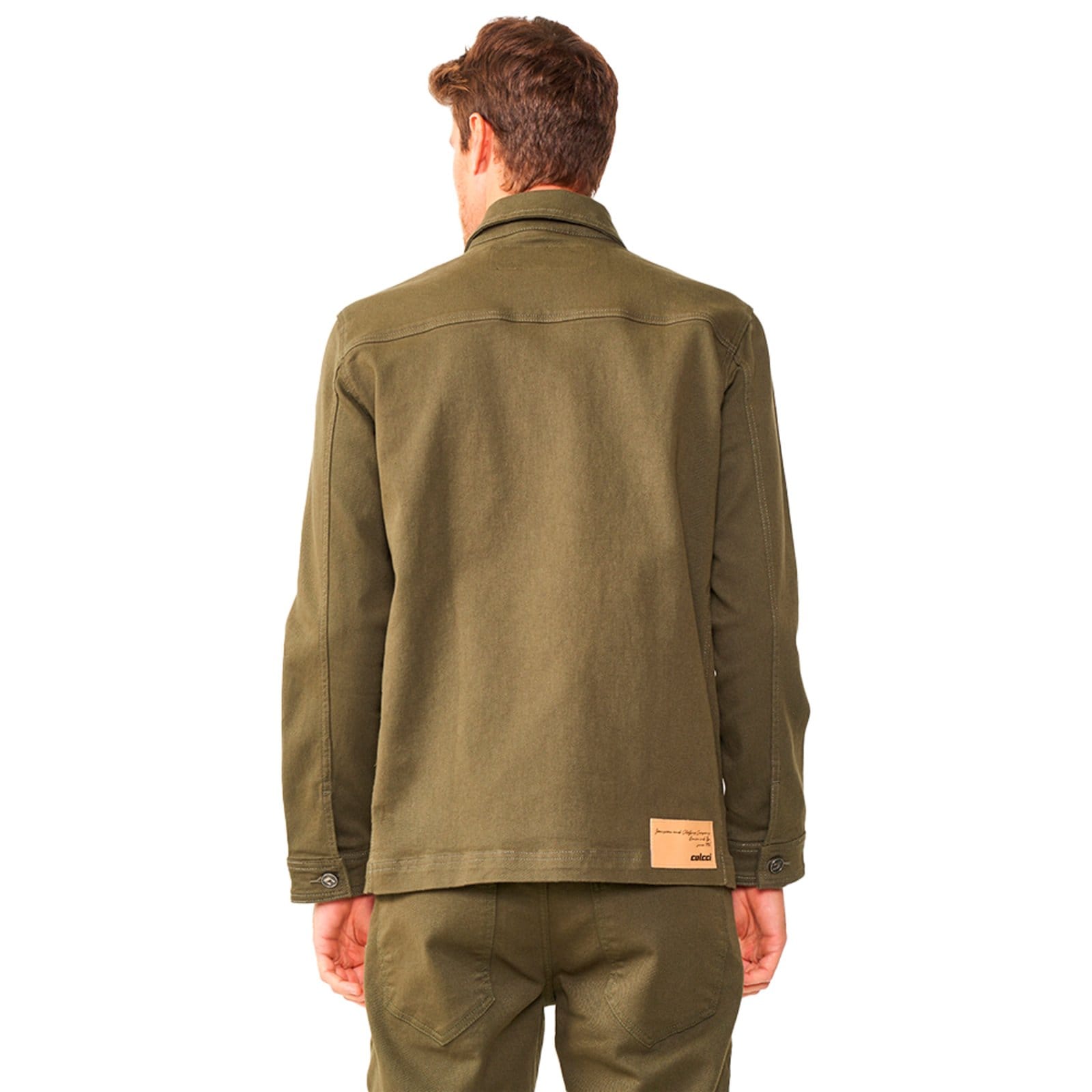 Vista 2 Jaqueta Sarja Colcci Casual Ou24 Masculino Colcci verde
