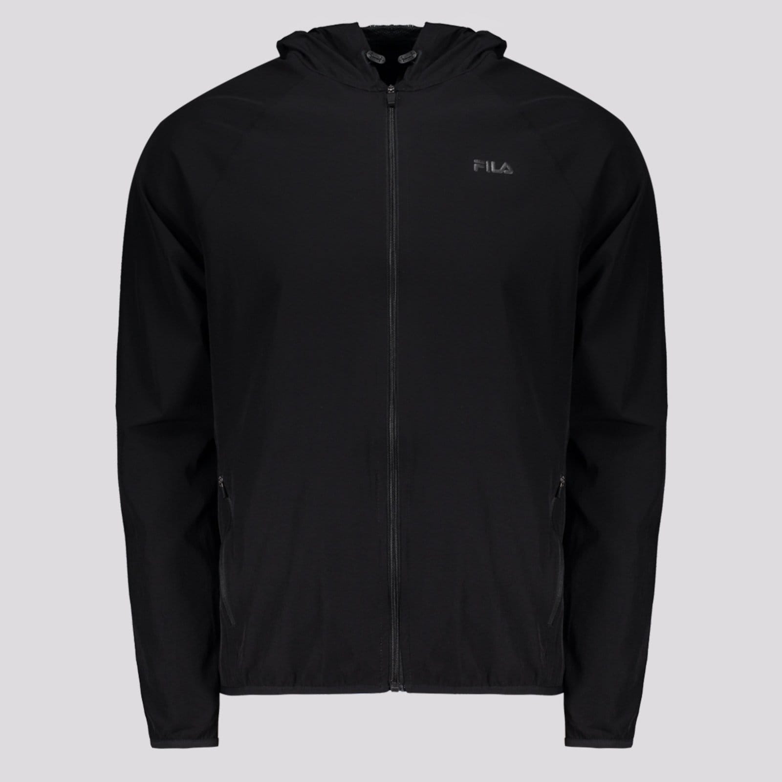 Jaqueta Fila Zip Easy Training Preta