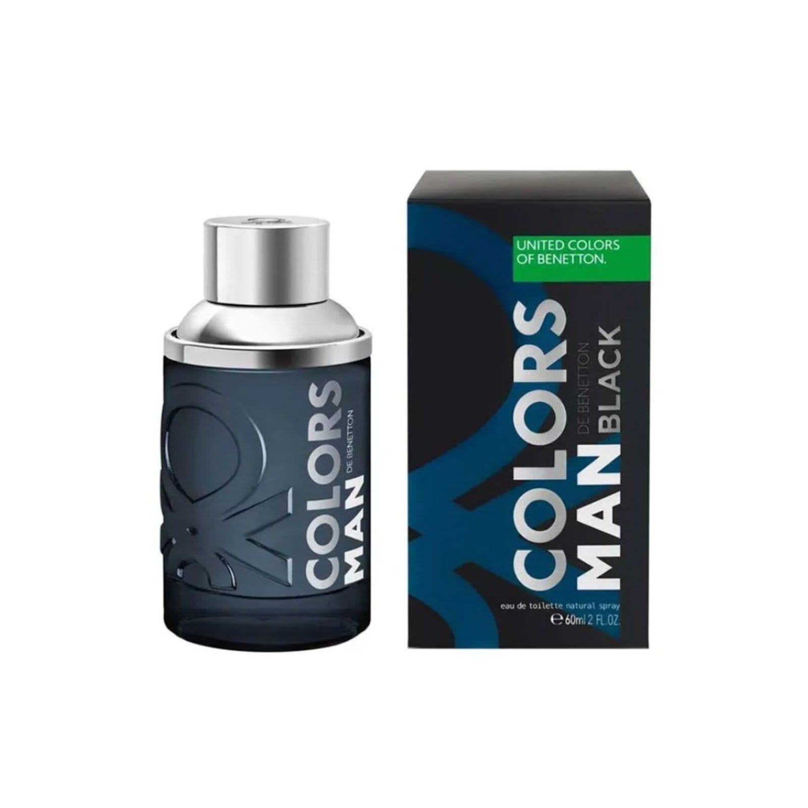 Vista 2 Colors Man Black Benetton Eau De Toilette - Perfume Masculino Benetton unico black