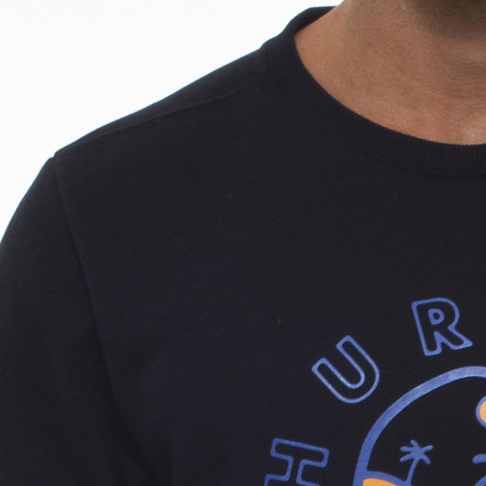 Vista 2 Moletom Hurley Careca Focus WT23 Masculino hurley preto