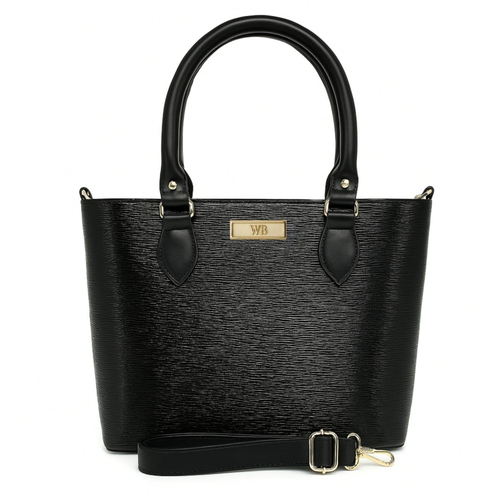 Vista 2 Bolsa Feminina Willibags Elegante Com Divisórias E Alça Transversal WILLIBAGS preto