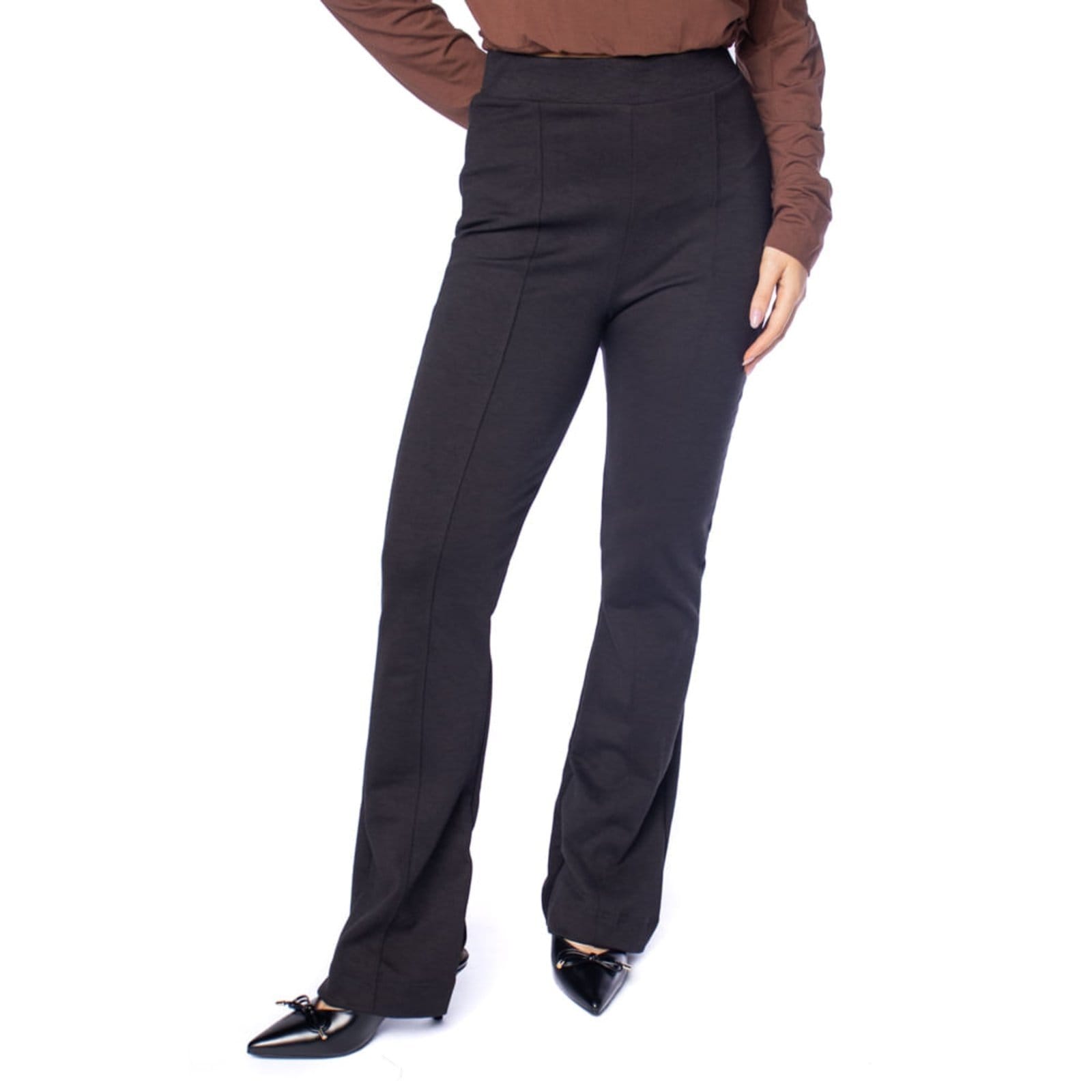 Vista principal Calça Feminina Rovitex Flare de Malha Rovitex preto