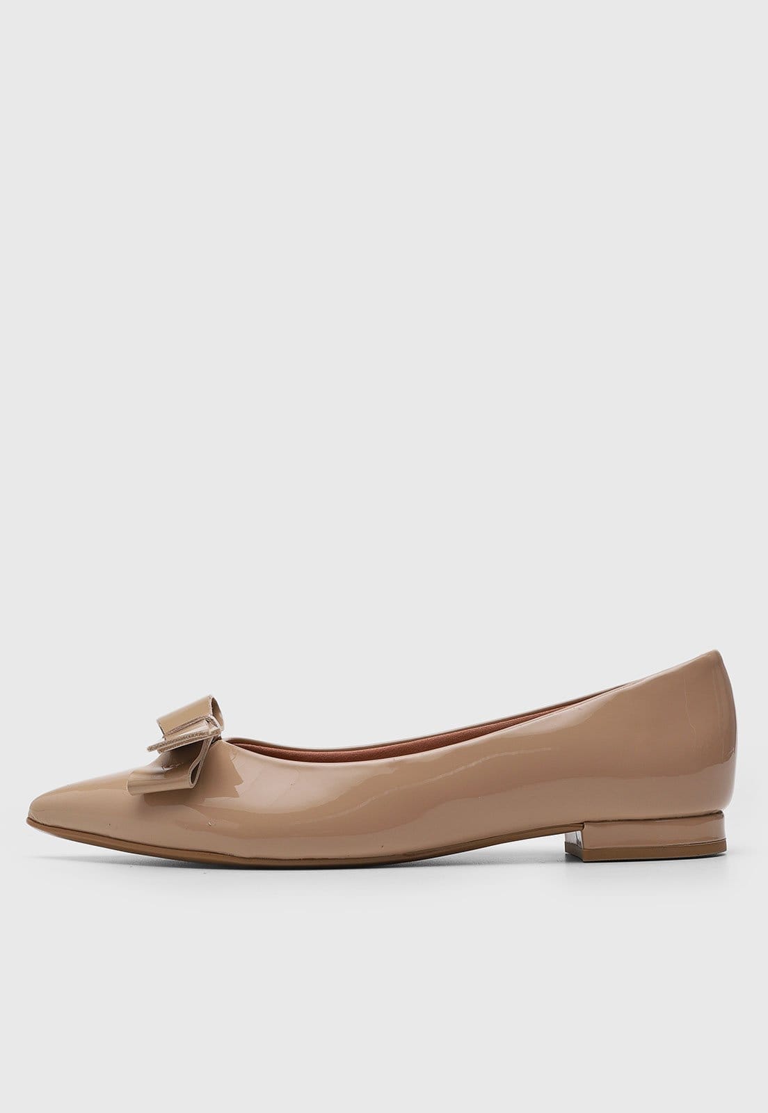 Vista principal Sapatilha Feminina Vizzano Bico Fino Laço VIZZANO nude