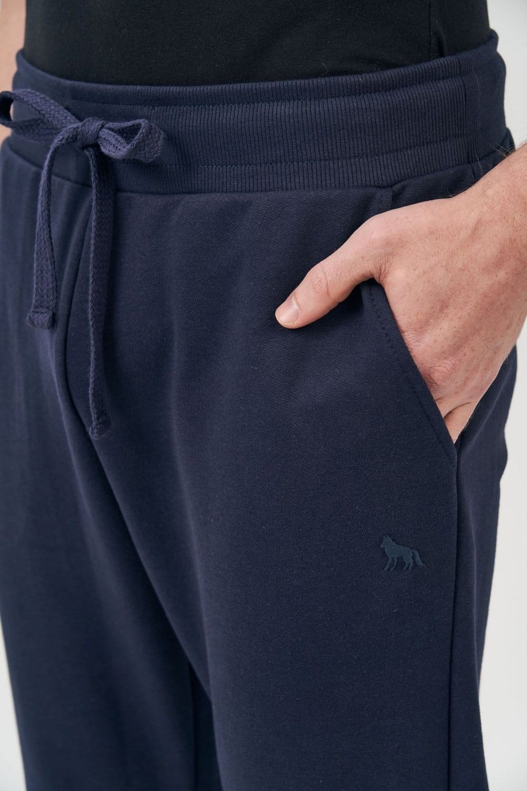 Vista 2 Calça Moletom Pure Style Masculina Acostamento ACOSTAMENTO MASCULINO azul marinho