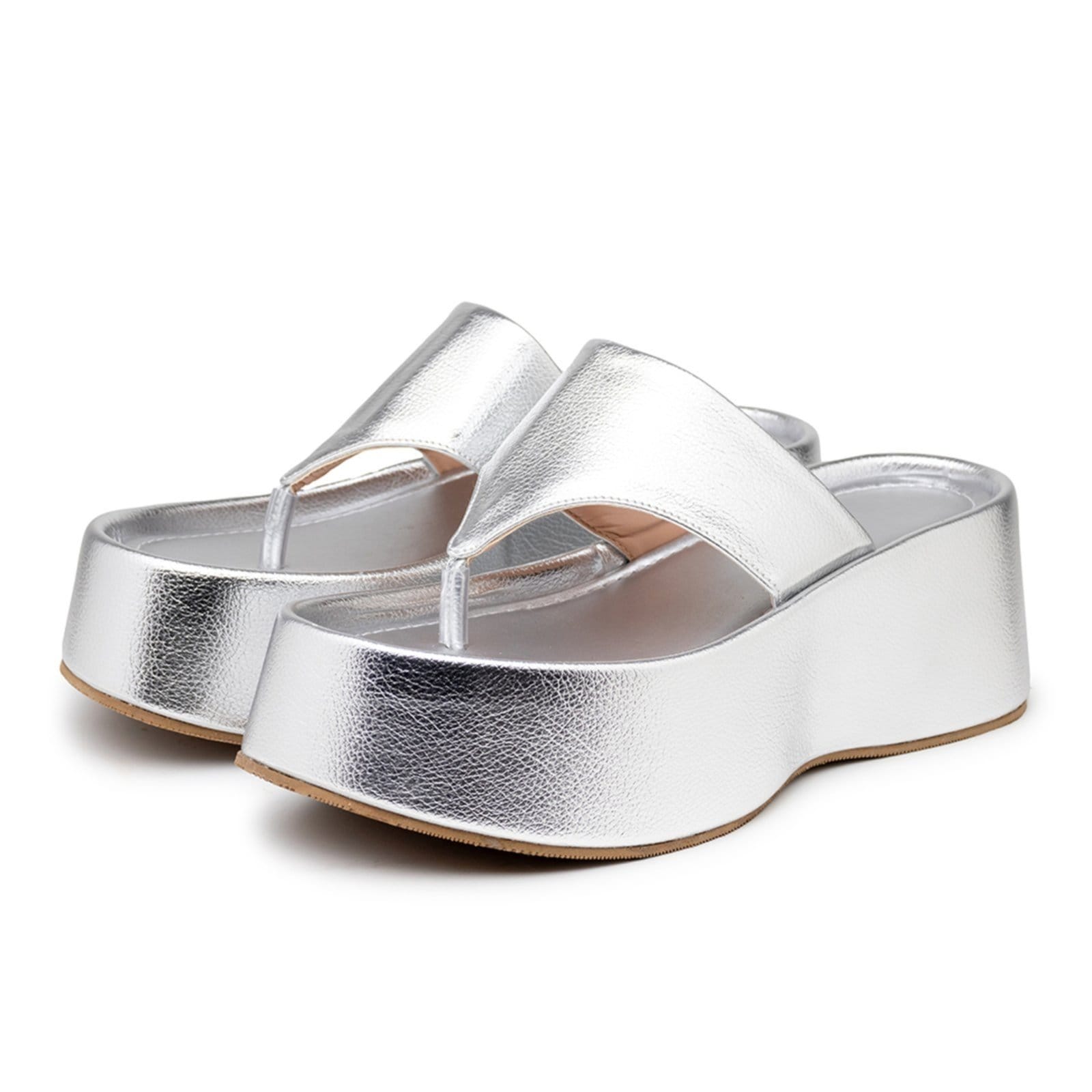 Sandália Tamanco Flat Plataforma Salto Alto 5100 Floter