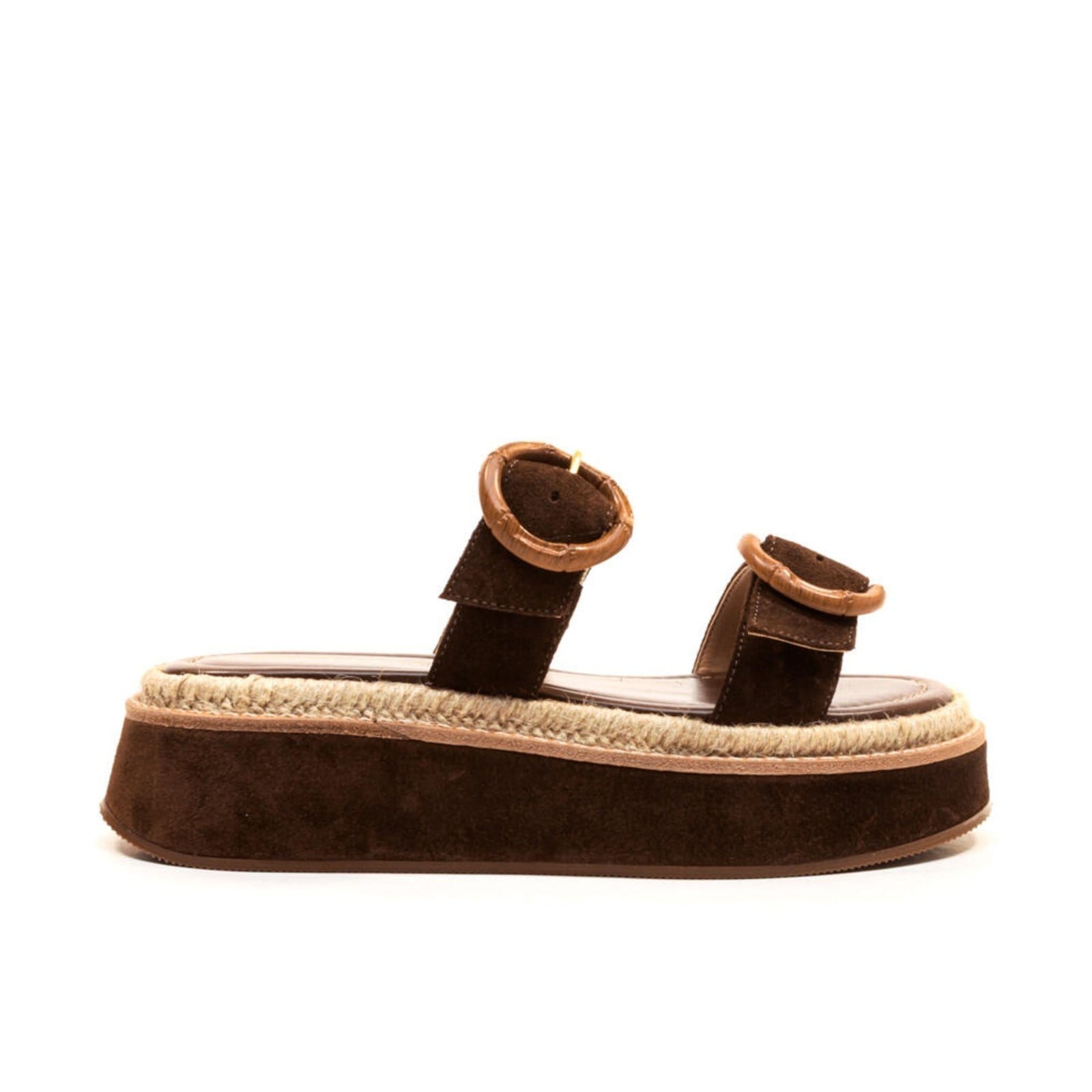 Sandália Couro Flatform Cecconello 2544001-8