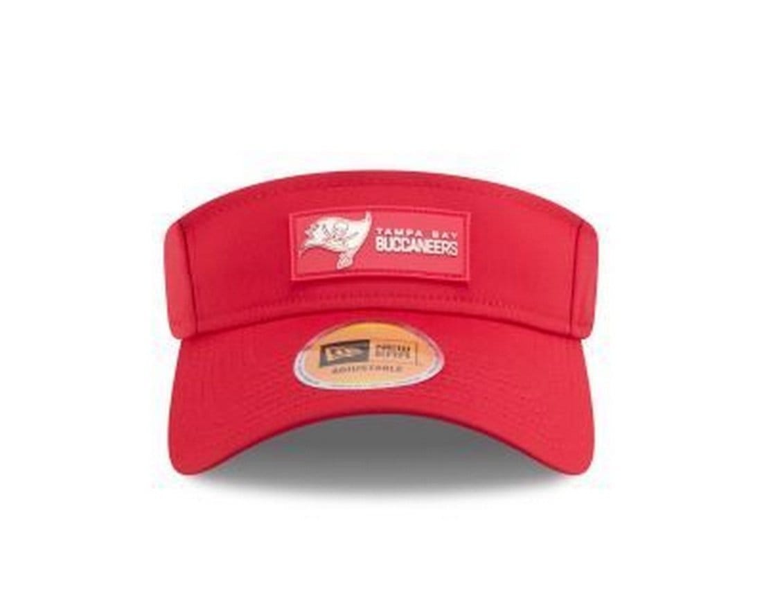 Vista 2 Headwear New Era Viseira Tampa Bay Buccaneers new era vermelho