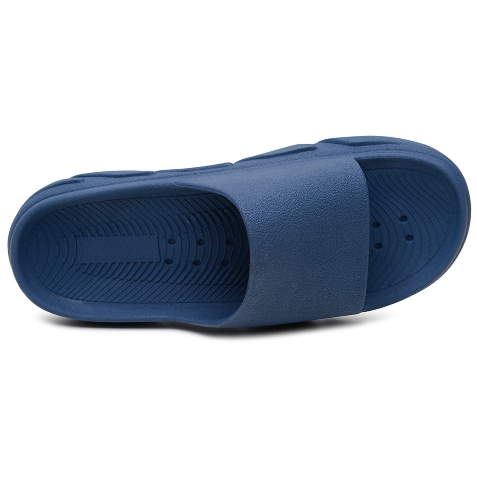 Vista 2 Chinelo Masculino Slide Nuvem Esportivo Confortável Anatômico Macio Ortopédico Ergonômico CARMELO SHOES azul