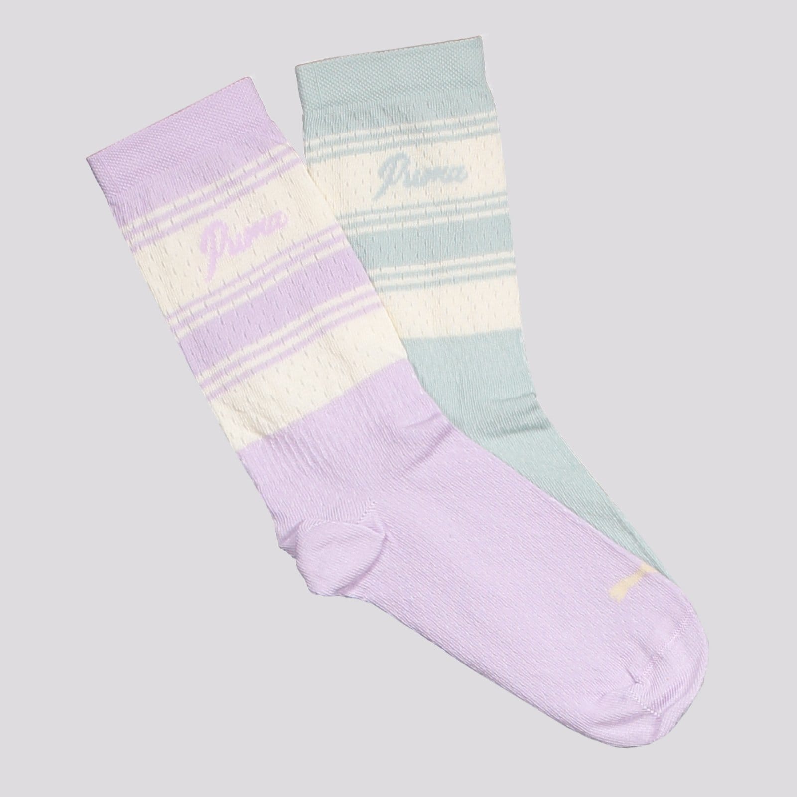 Kit Meia Puma Cano Longo 2 Pares Feminina Lilás e Verde