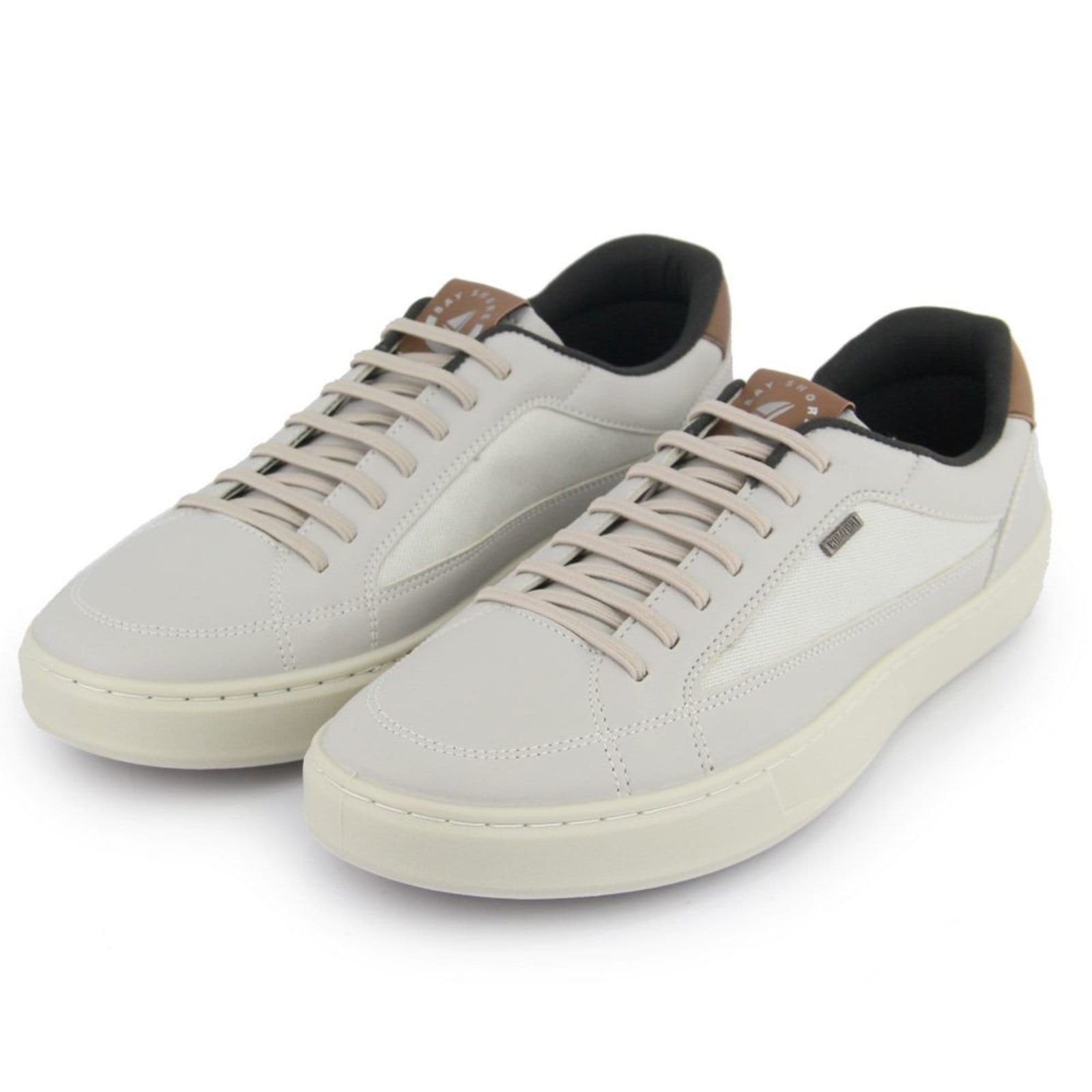 Vista principal Tênis Sapatenis Masculino A. Andrade Sapato Casual Urbano Sola Reta Macio Gel Tendência Claro Anna Andrade cinza