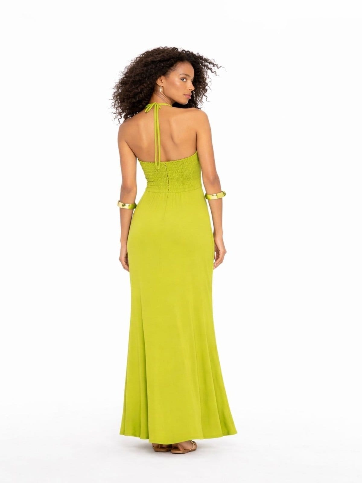 Vista 2 Vestido Open Longo Glade Open verde