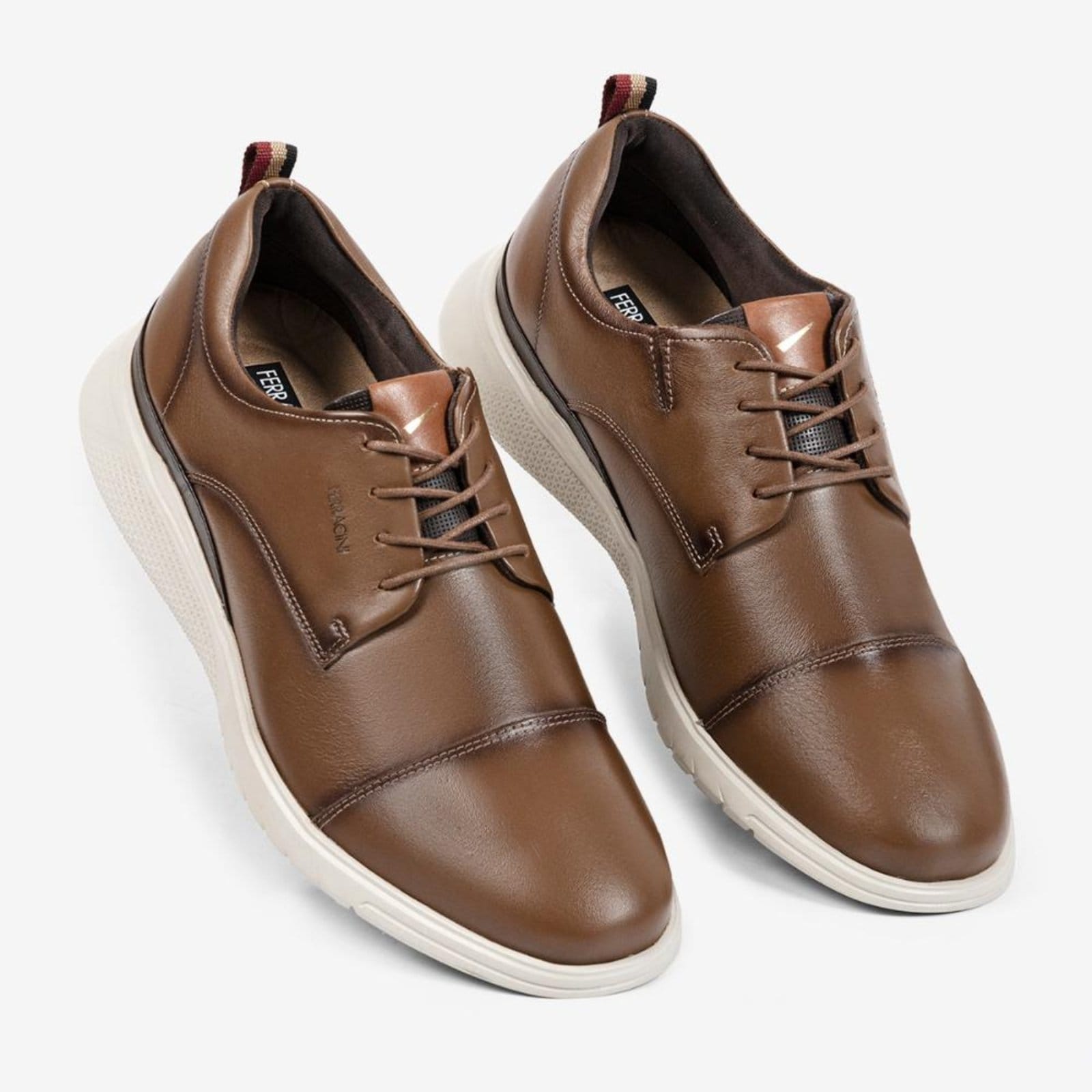 Vista 2 Sapato Casual Glover 3845-706I FERRACINI marrom