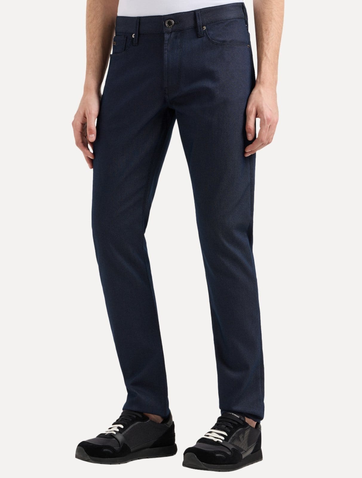 Calça Jeans Empório Armani Masculina J06 Slim Fit Armure 5 Pockets