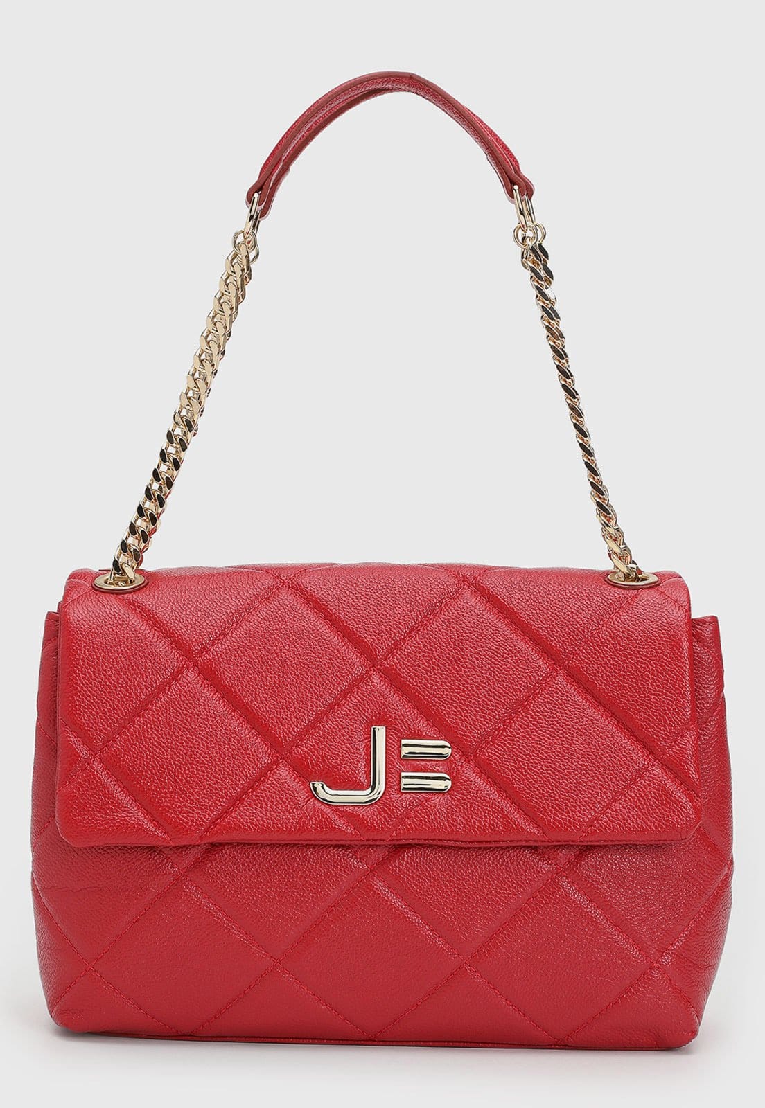 Vista principal Bolsa Feminina Jorge Bischoff Matelassê Vermelha Jorge Bischoff vermelho