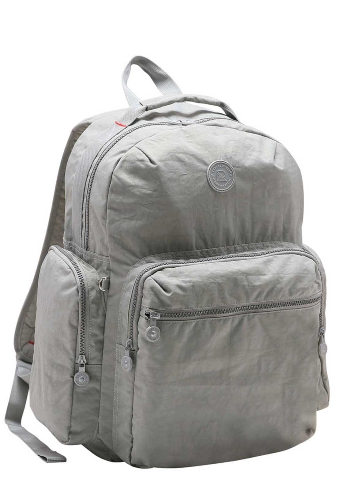 Vista principal Mochila Feminina para Notebook 8732226 Republic Vix cinza