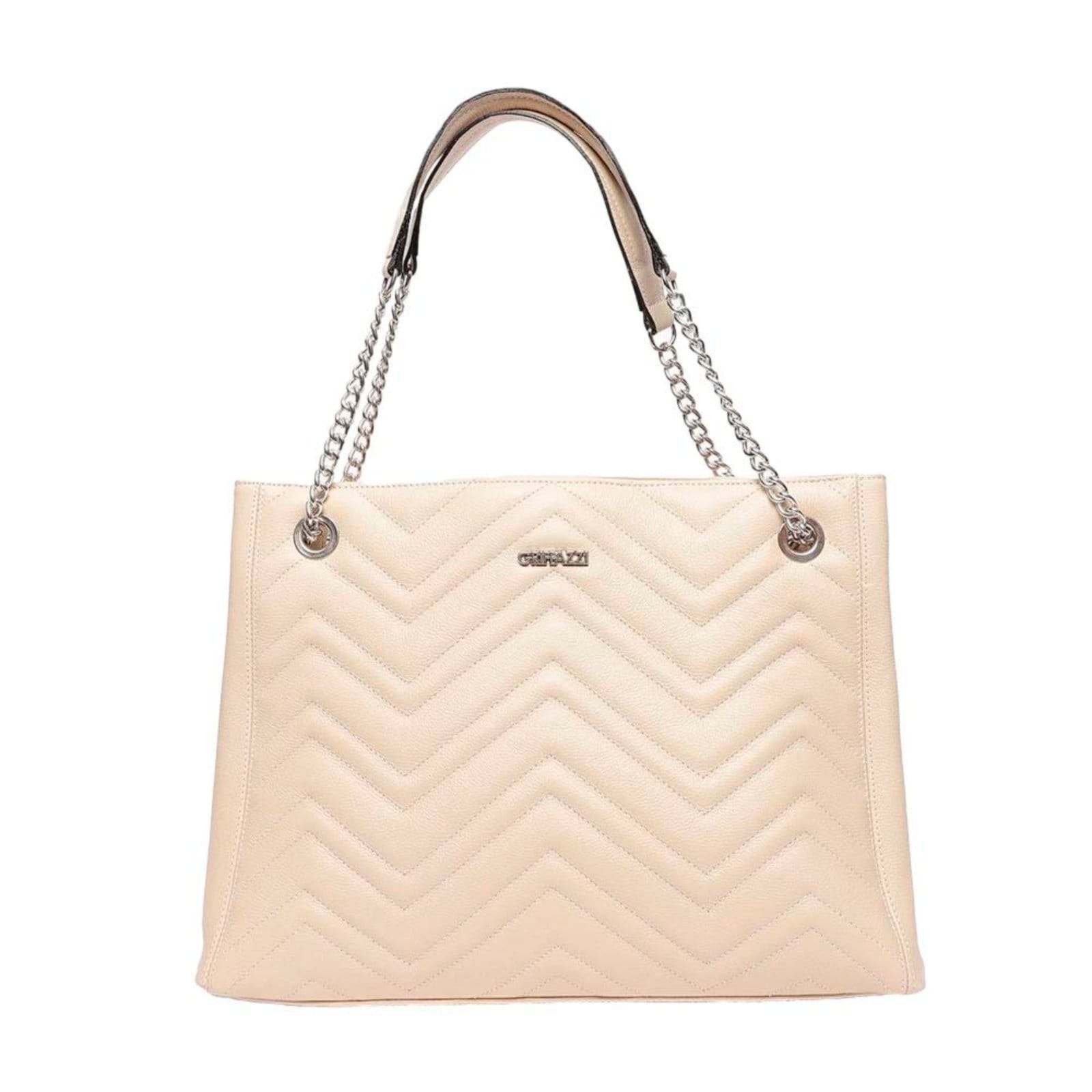 Bolsa Couro Griffazzi Marfim