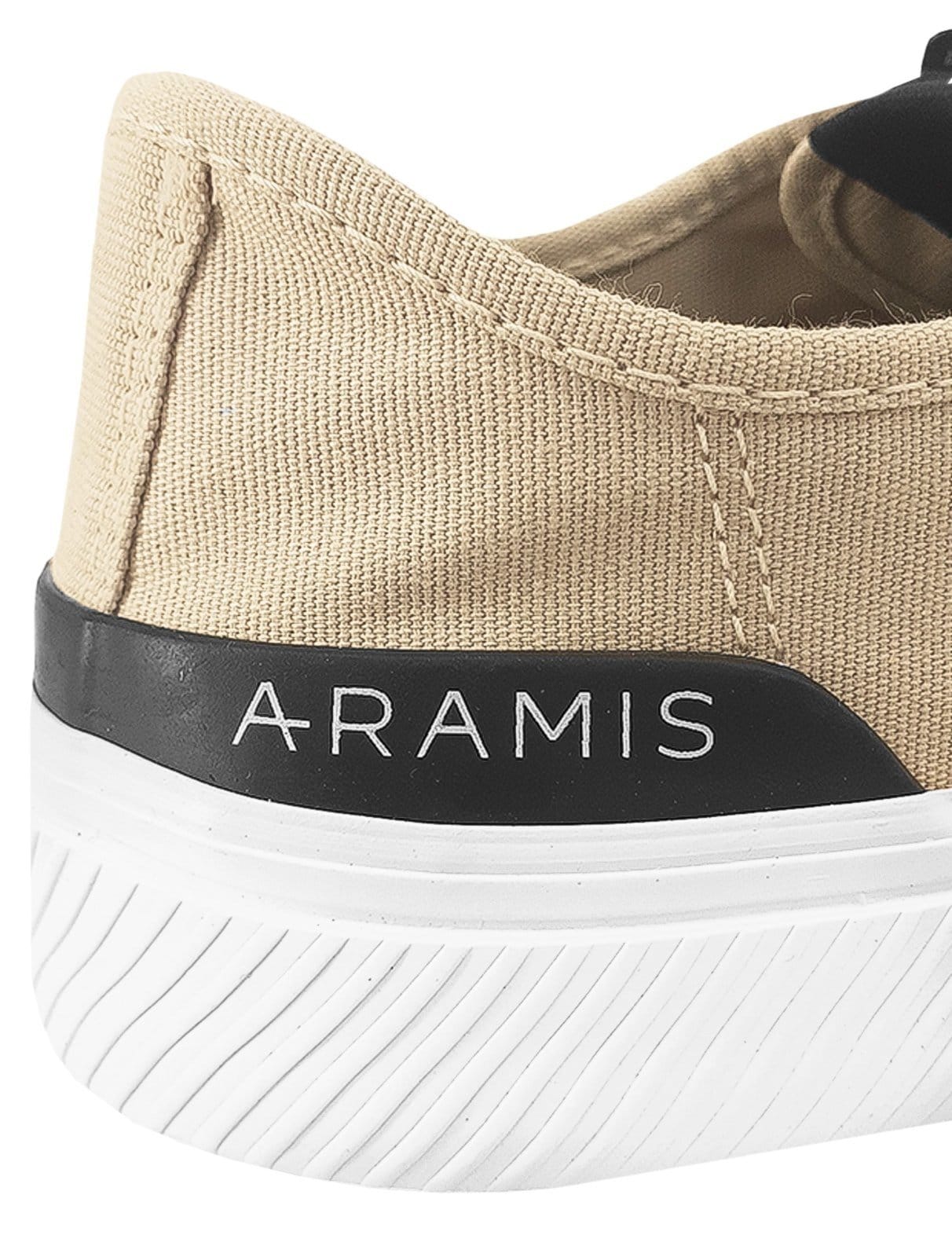 Vista 2 Tênis Aramis Masculino Daily Dock Canvas Areia Aramis off-white
