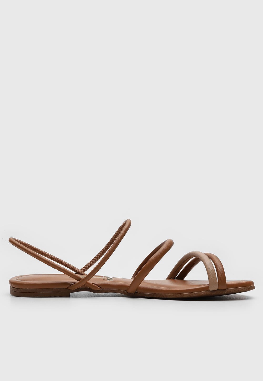 Vista 2 Rasteira Vizzano Fivelas VIZZANO caramelo