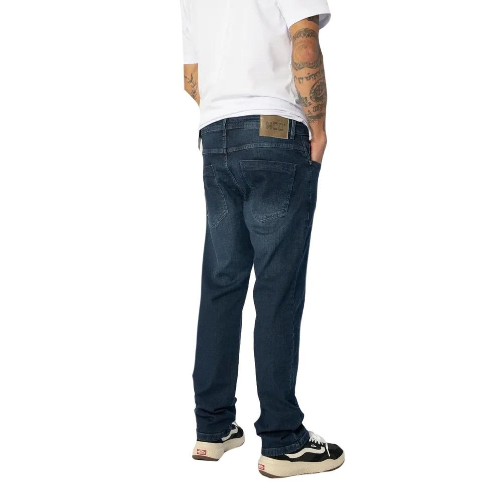 Vista 2 Calça MCD Denim Slim Fit SM26 Indigo MCD azul denim