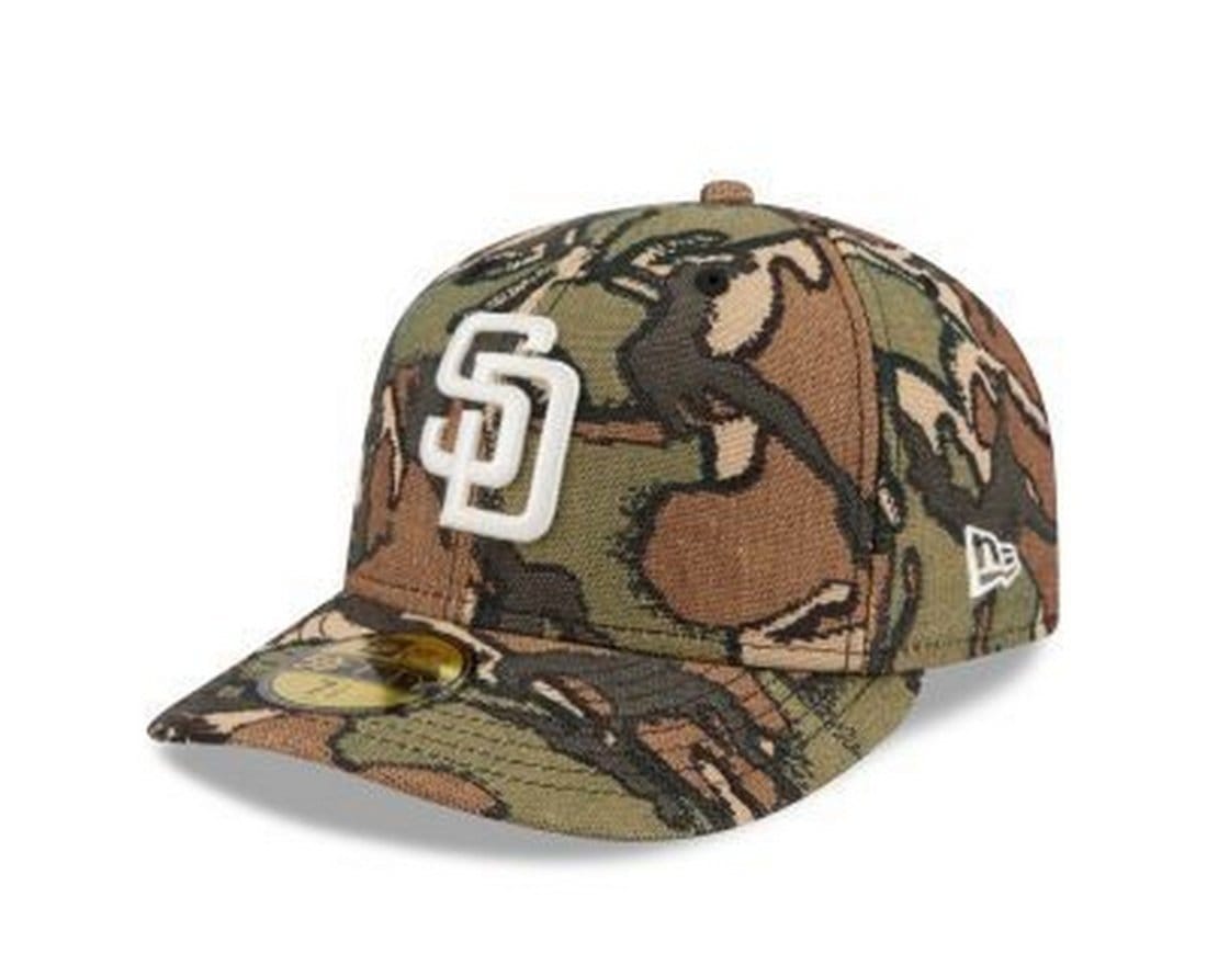 Vista principal Boné New Era 59FIFTY San Diego Padres MLB Militar new era verde