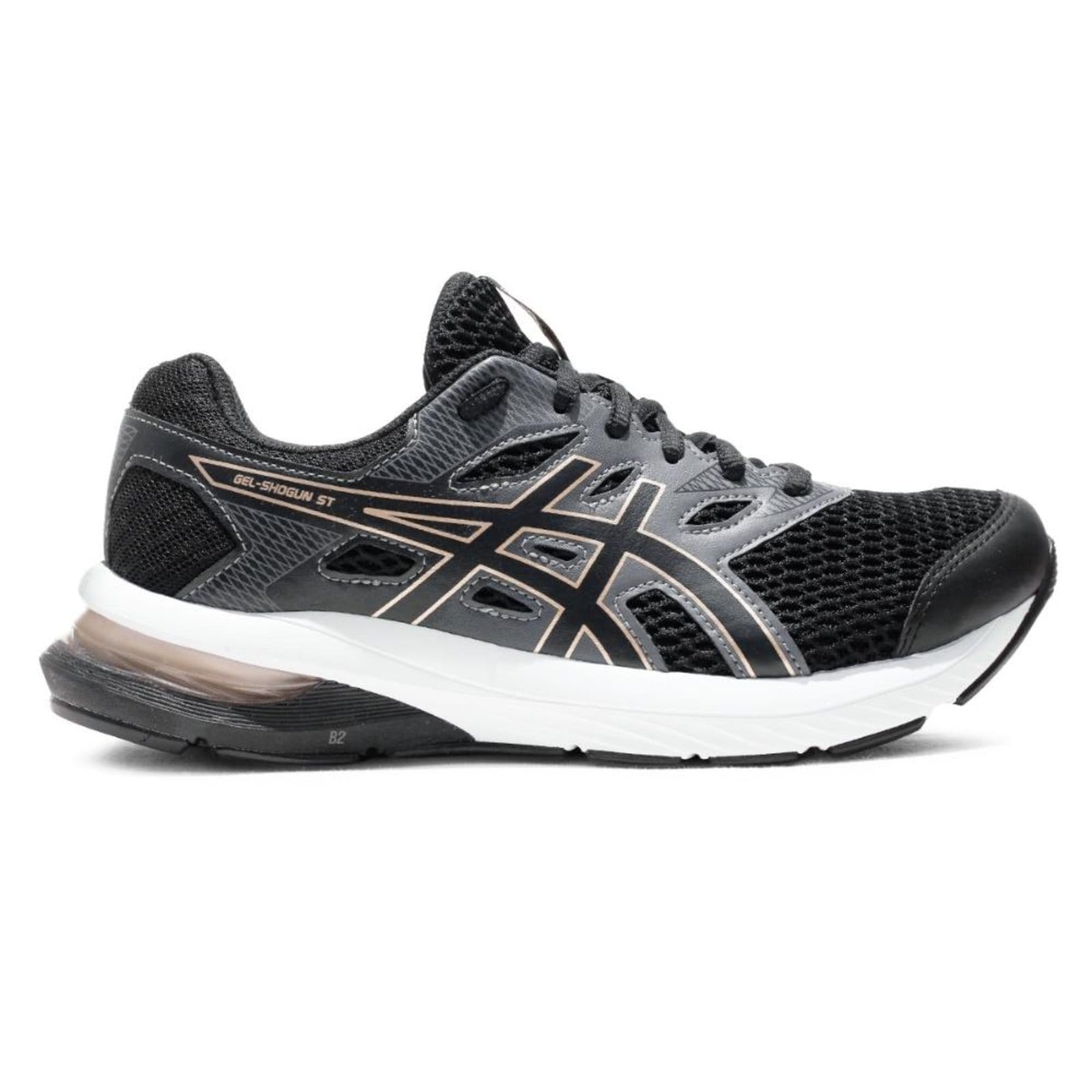 Vista principal Tênis Asics Shogun ST Feminino ASICS preto