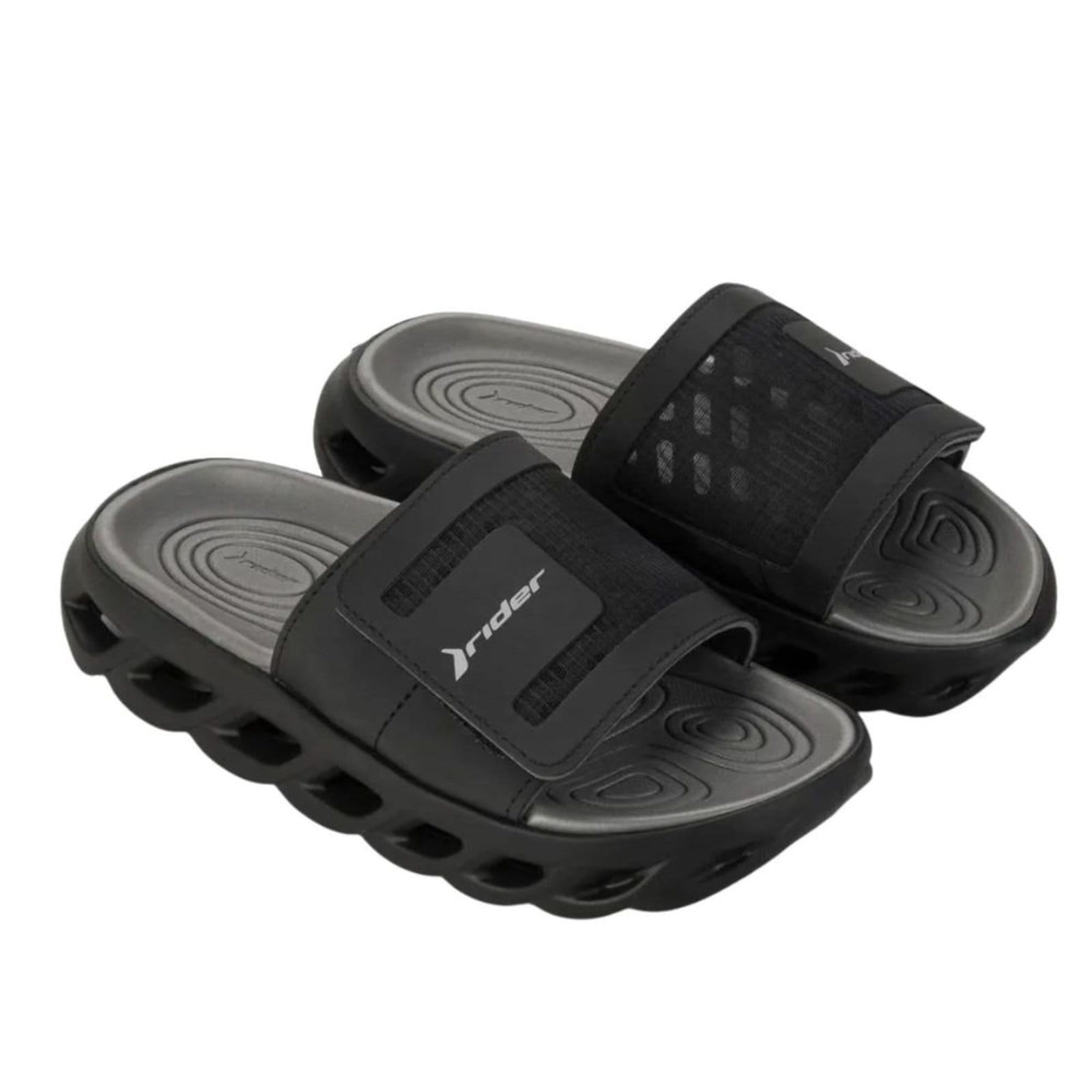 Vista 2 Chinelo Masculino Slide Rider Power Slide Rider preto