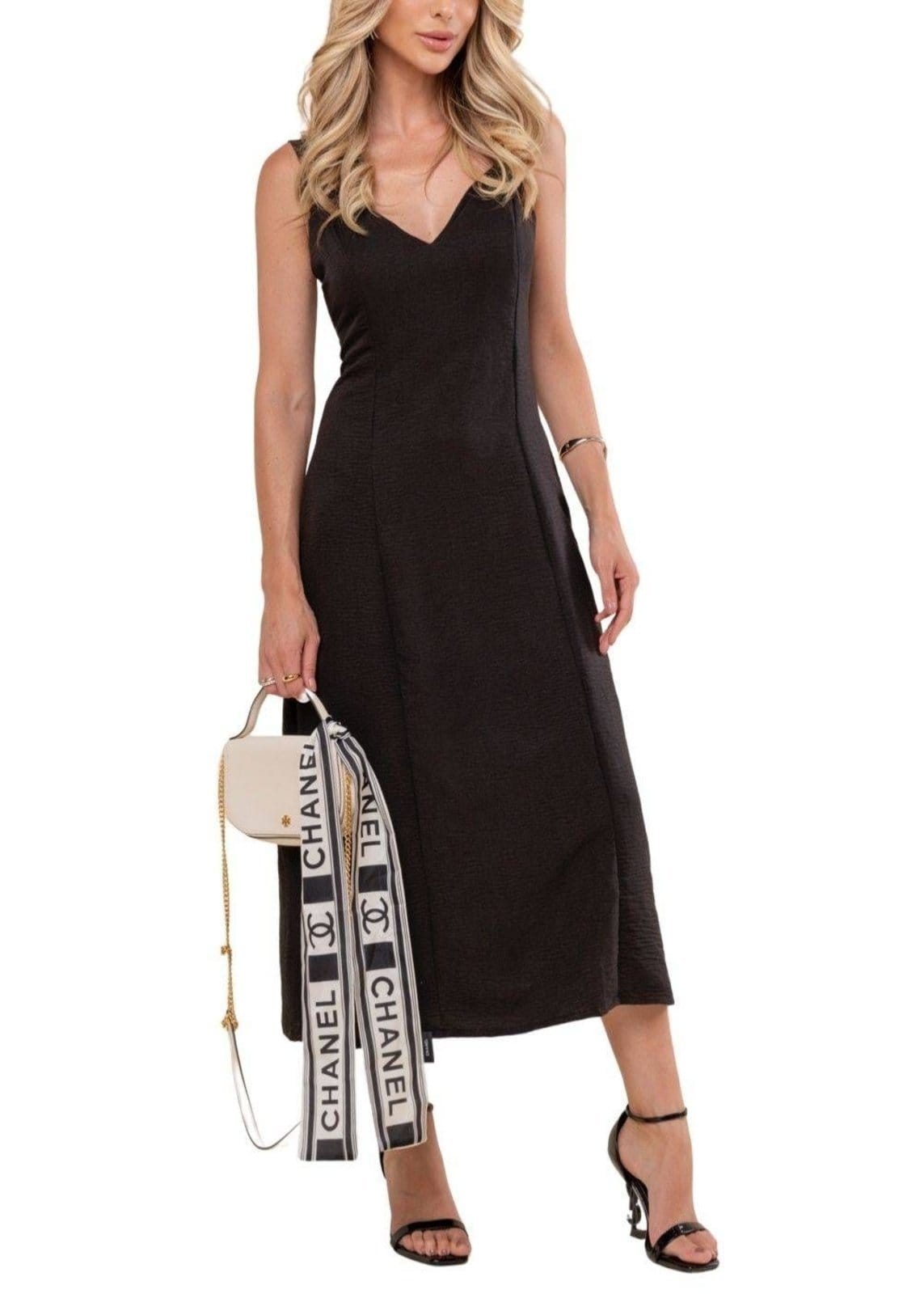 Vista principal Vestido Sawary Midi - 278740 Sawary preto