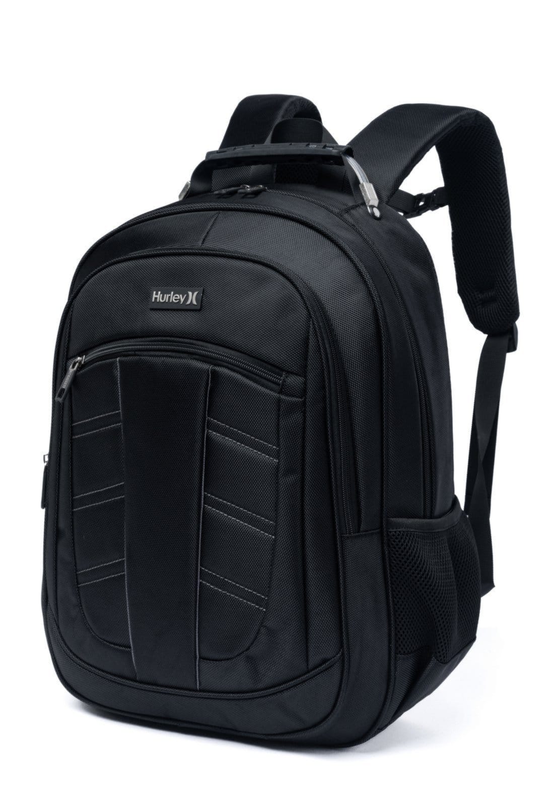 Vista 2 Mochila Hurley Reforçada Estilosa Executiva hurley preto