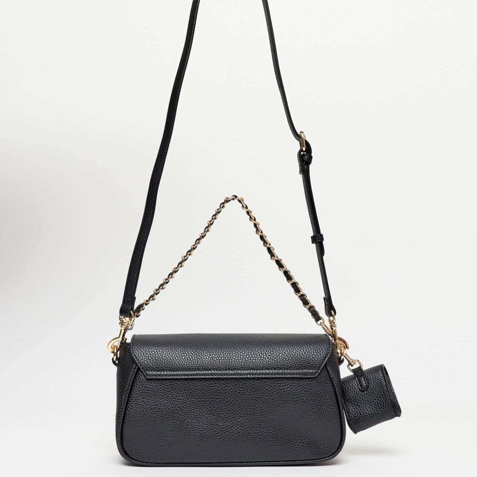 Vista 2 Bolsa Shoulder Easy Lança Perfume Charm Pr26 Feminino Easy Lança perfume preto