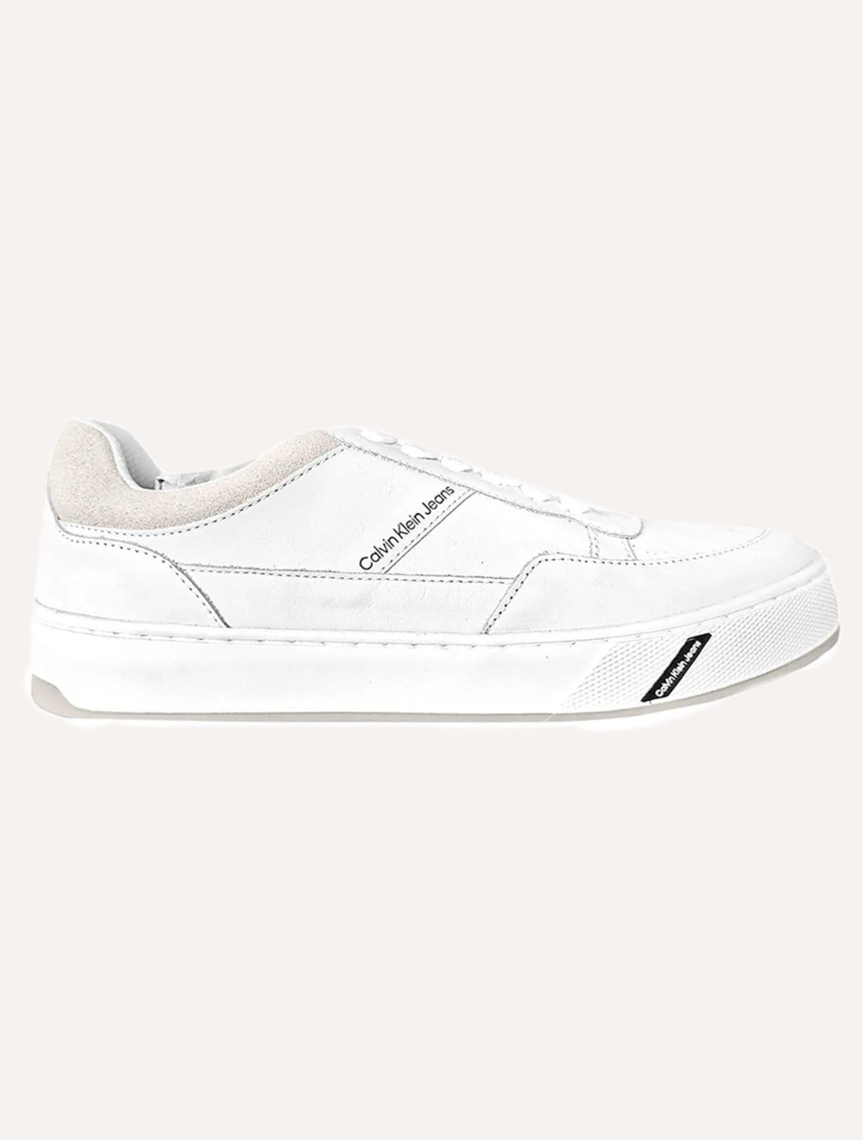 Tênis Calvin Klein Jeans Masculino Couro Sash Logo Basico