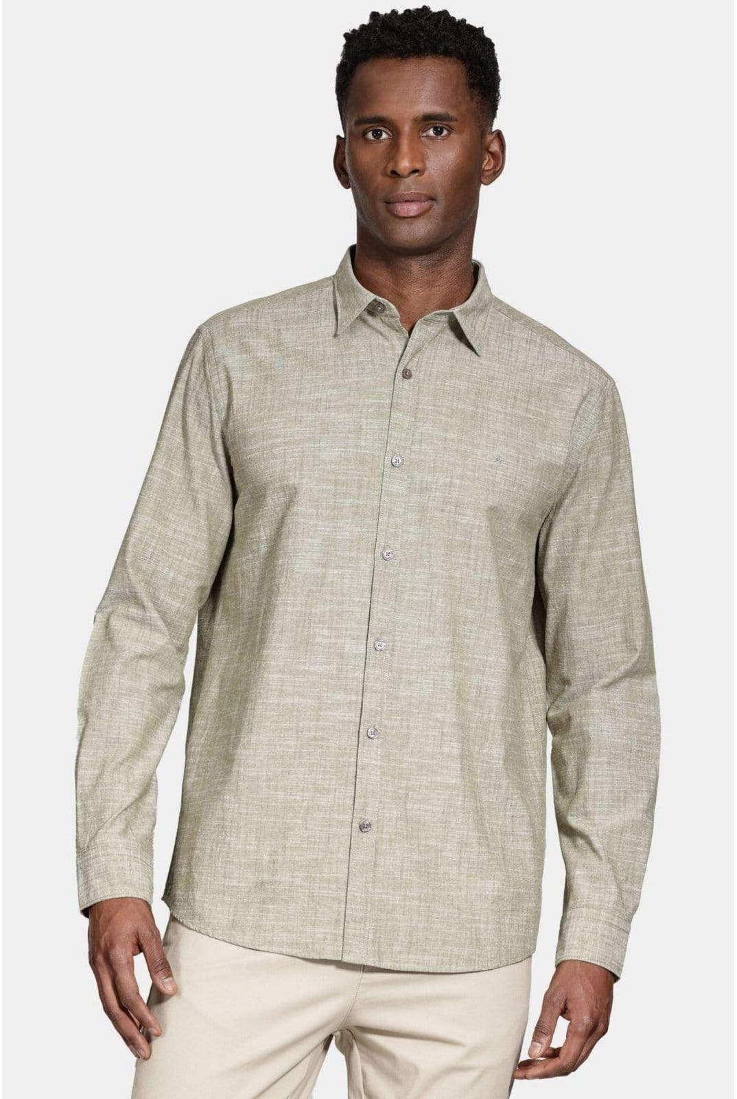 Camisa Aramis Manga Longa Regular Flamê Militar