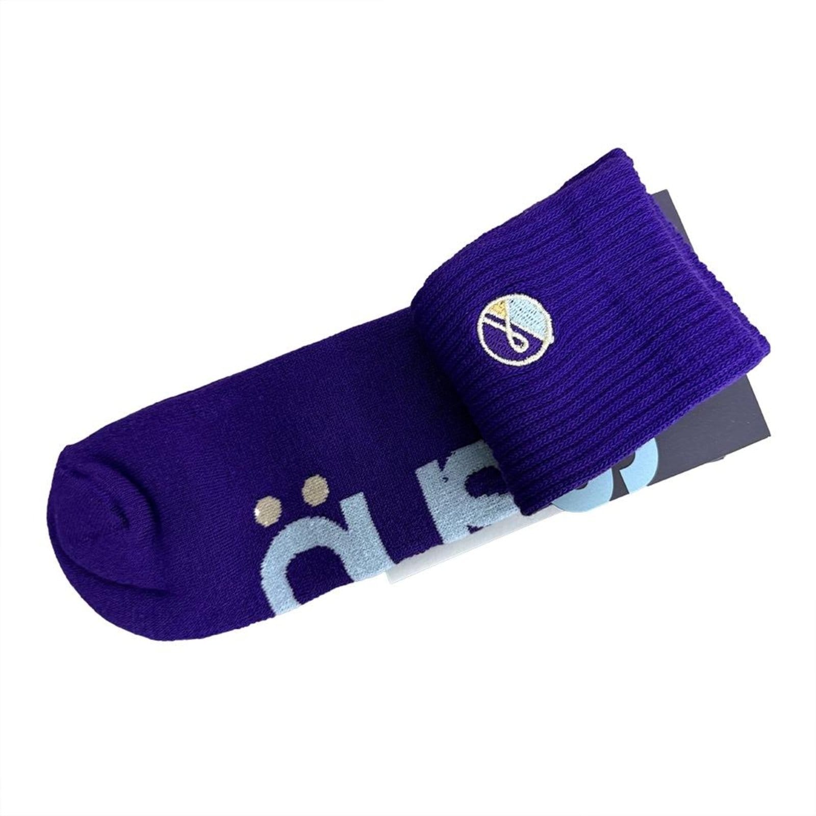 Vista 2 Meia ÖUS Cano Médio Violeta ÖUS roxo violeta