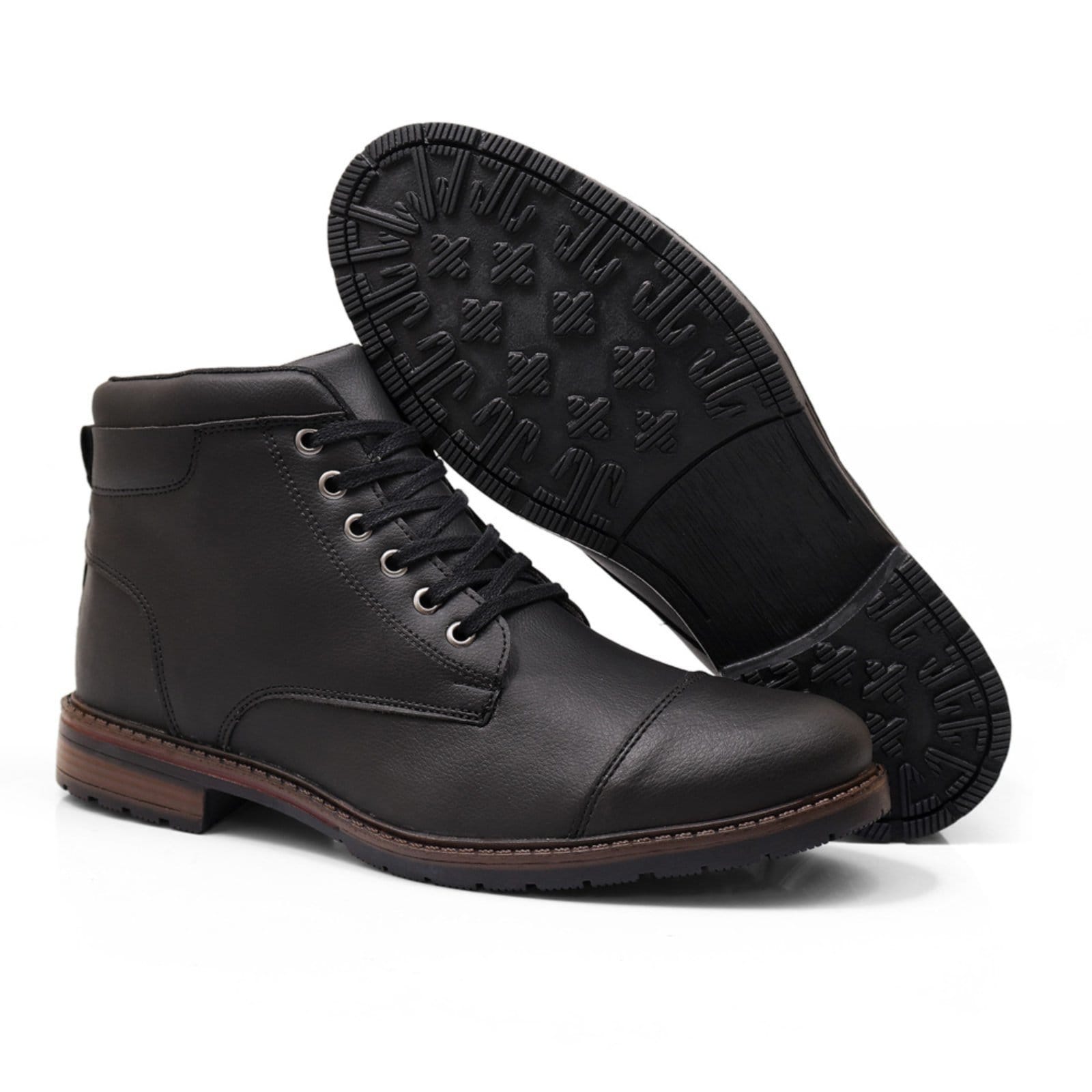 Vista 2 Bota Masculina Botina Captain Casual Lavini Shoes preto