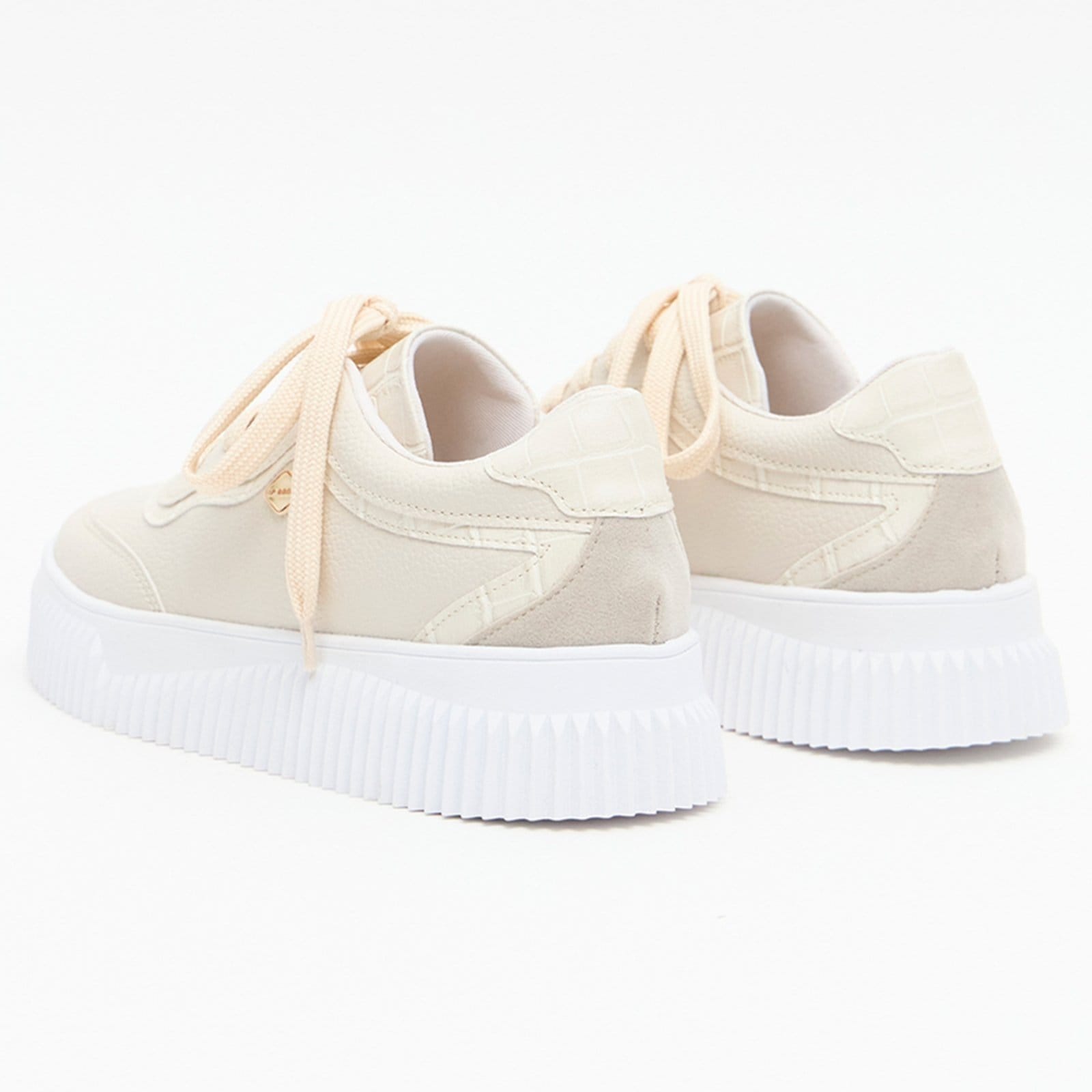 Vista 2 Tênis Easy Lança Perfume Casual Cuts Ou26 Off White Feminino Easy Lança perfume amarelo white