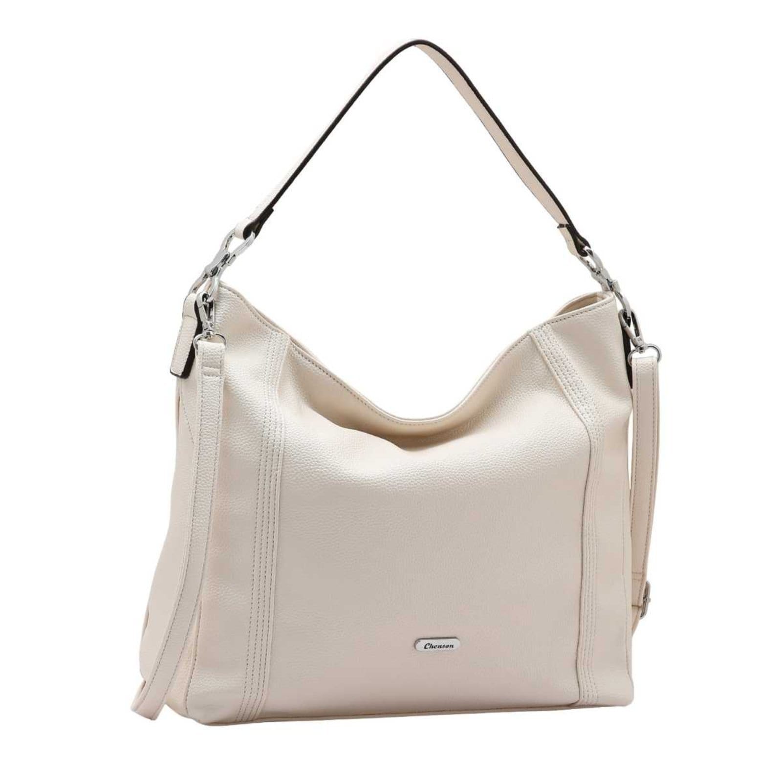 Bolsa Feminina Chenson Textura Delicada 3485329 OFF WHITE