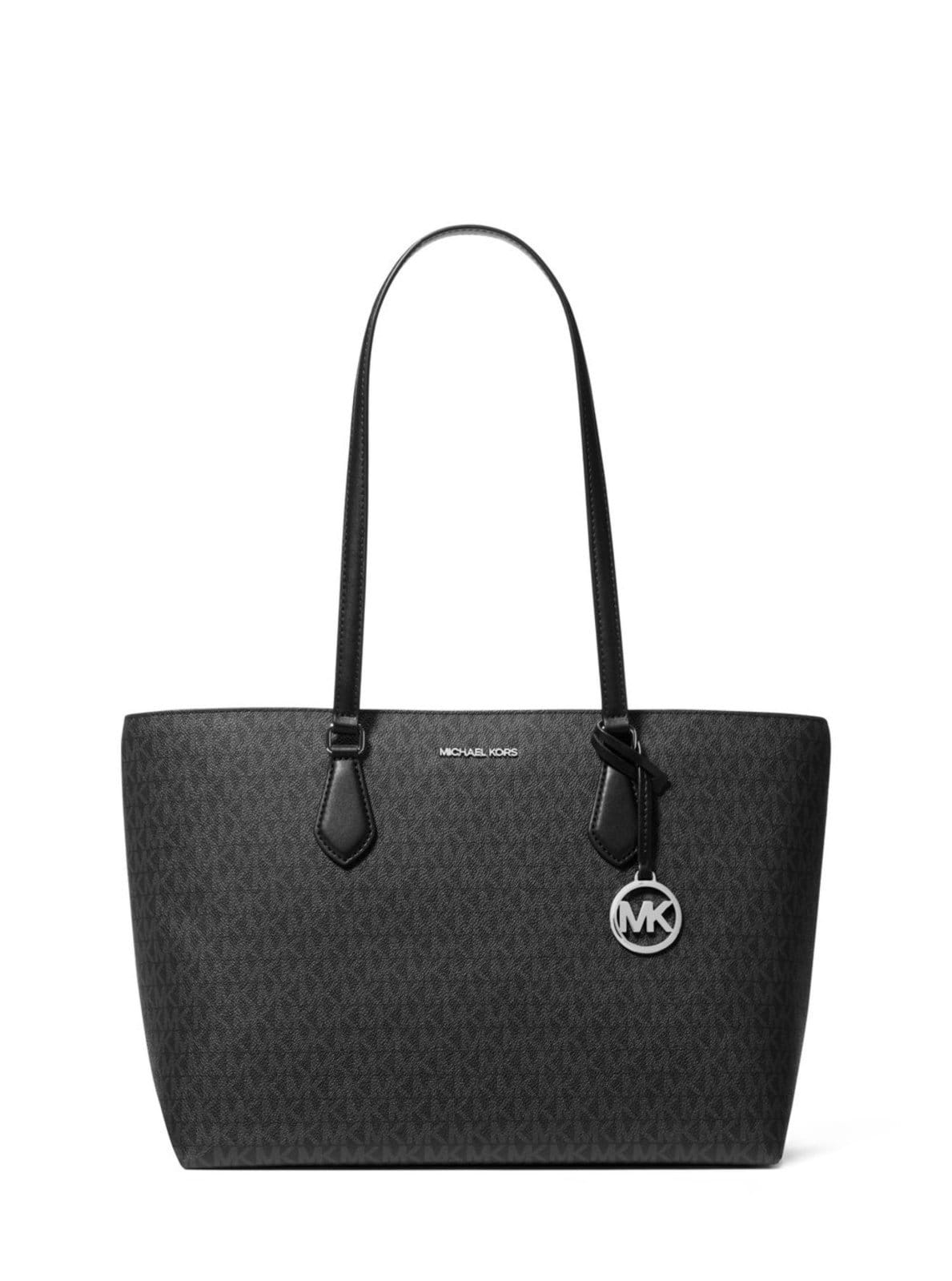 Vista principal Bolsa Tote Sheila Logo Grande 35T4s6ht3b001 Michael Kors preto
