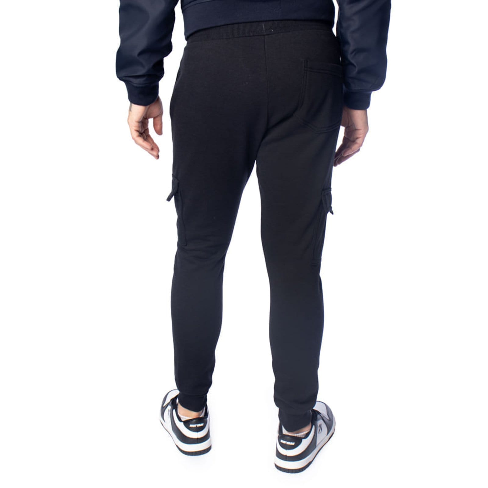 Vista 2 Calça Masculina Dixie Jogger Canelada Interior Leve Dixie preto