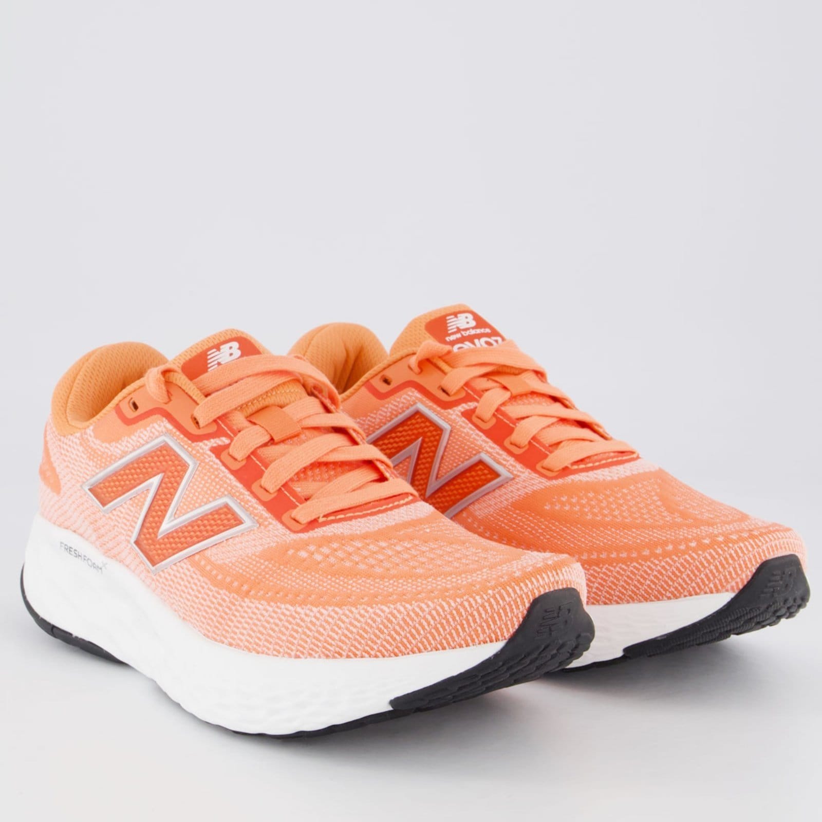 Vista 2 Tênis New Balance Fresh Foam X Evoz V4 Feminino Coral New Balance rosê coral
