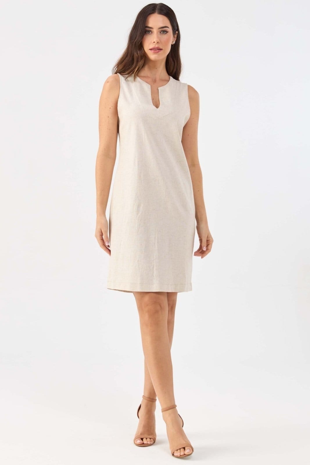 Vestido Curto PKS Linho Natural