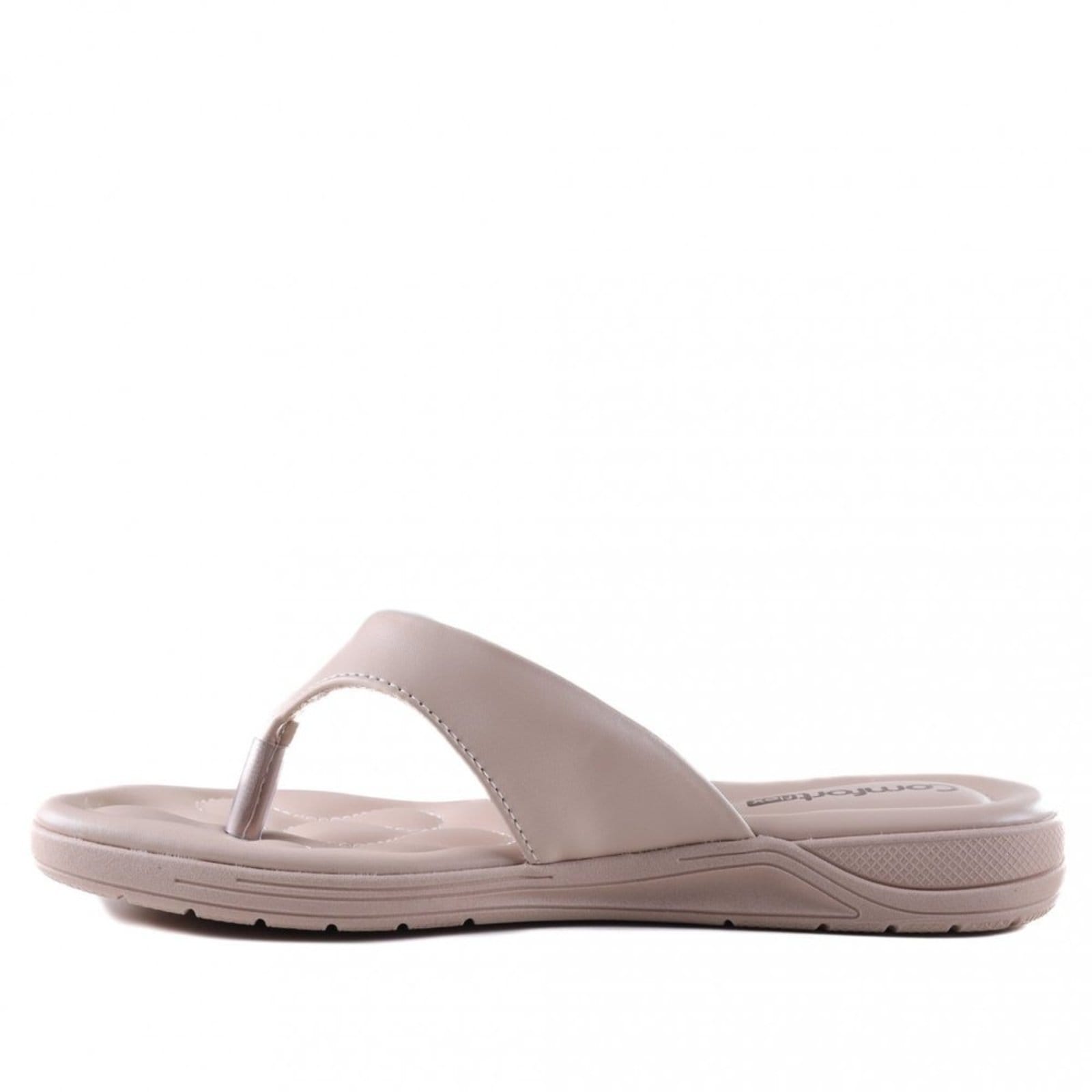 Vista 2 Chinelo Comfortflex Feminino 2480403 Comfortflex Comfortflex bege