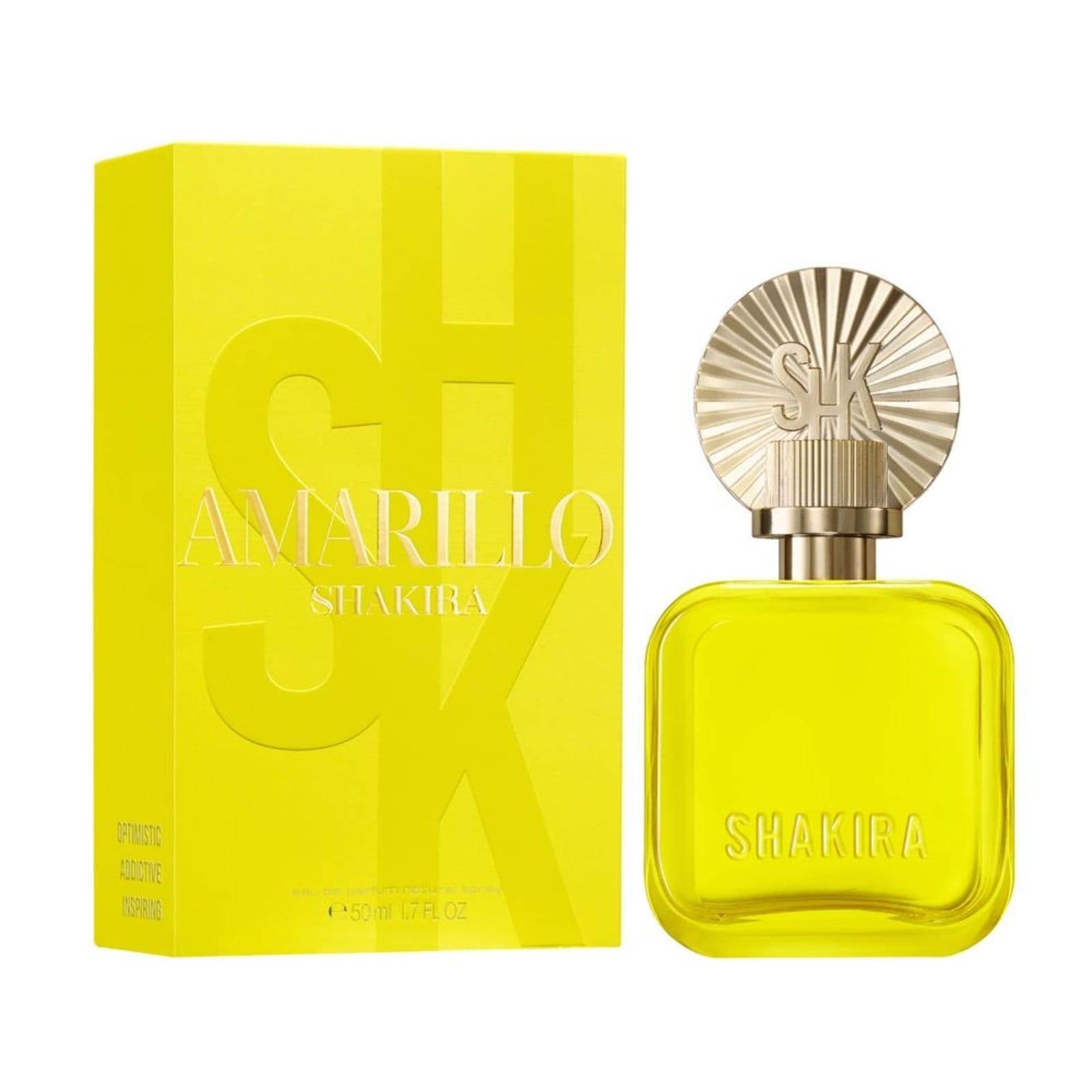 Vista 2 Shakira Amarillo Eau de Parfum Perfume Feminino 50ml Shakira incolor amarillo