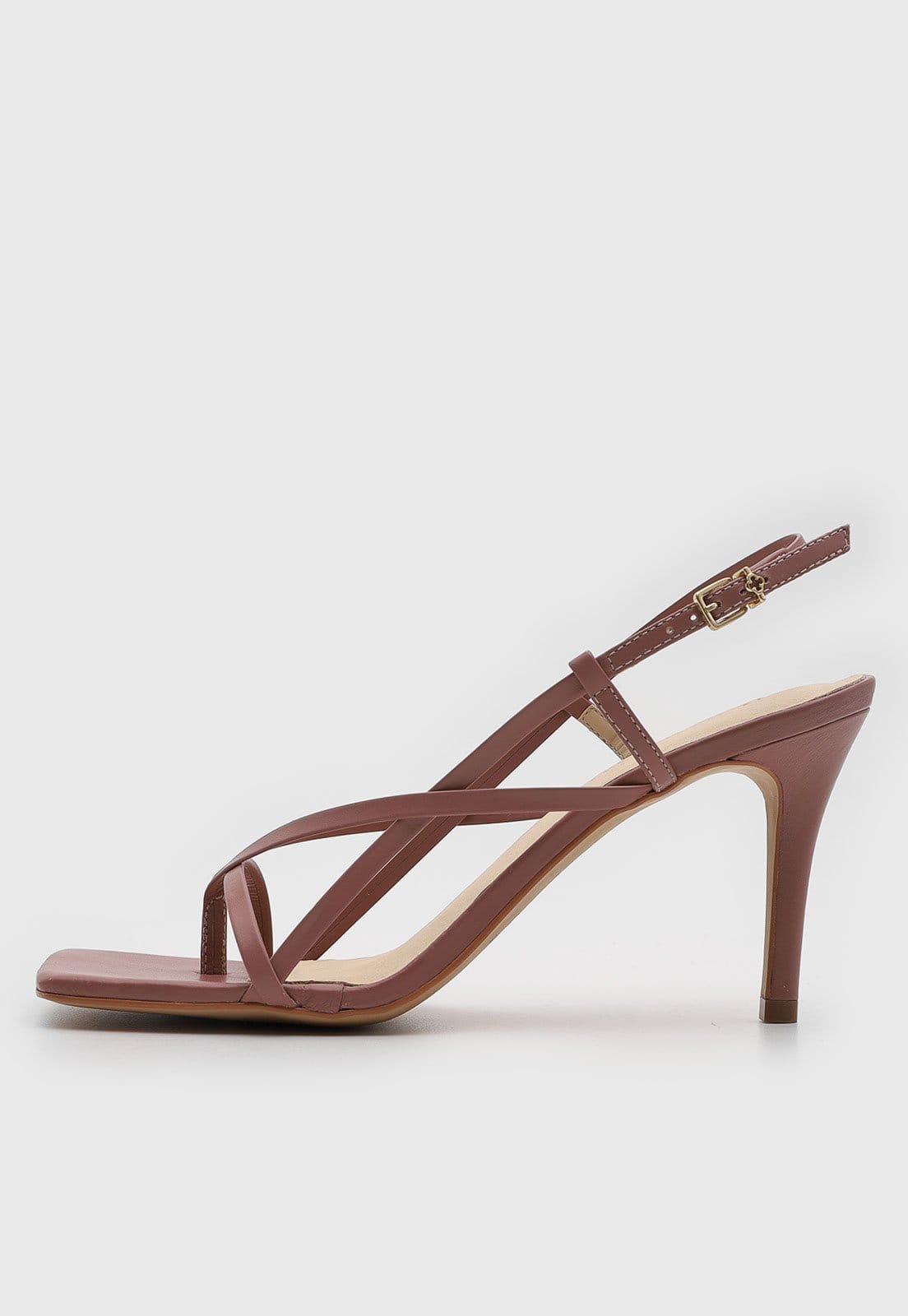 Sandália Feminina Capodarte Salto Fino Tiras Cruzadas