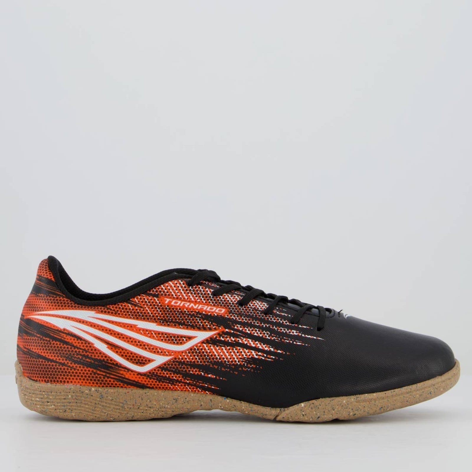 Vista principal Chuteira Penalty Tornado Futsal Preta Penalty preto