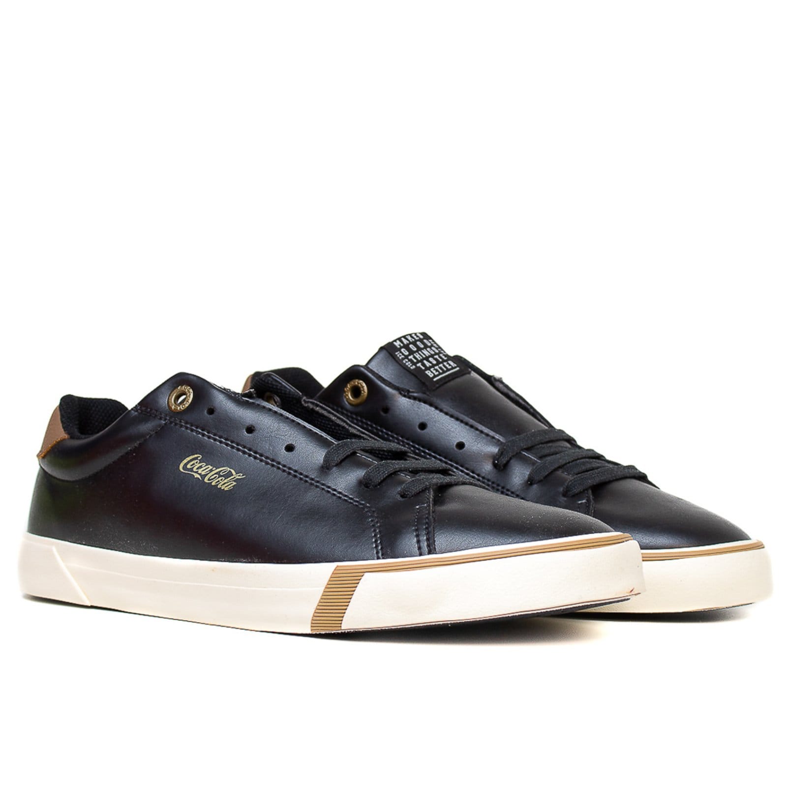 Vista 2 Tênis Coca Cola Return Masculino Coca-Cola preto