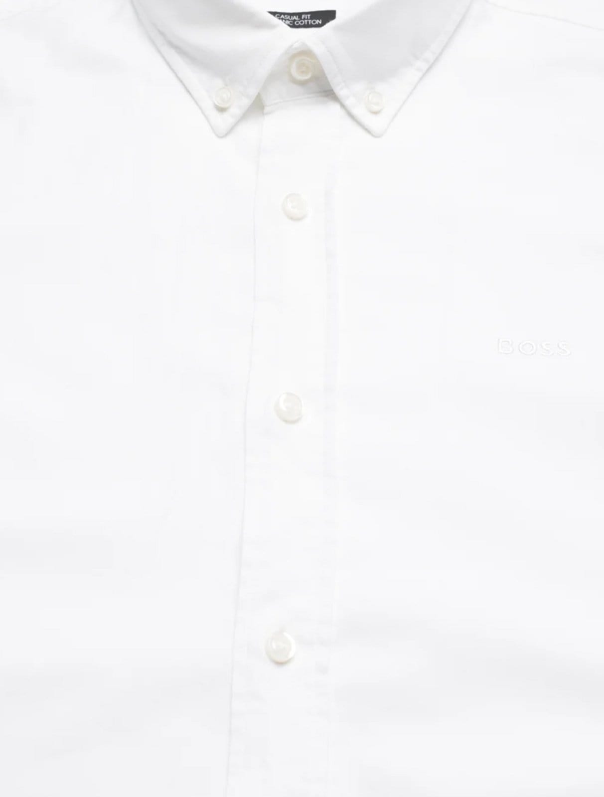 Vista 2 Camisa Hugo Boss Masculina Regular C-HAL-BD-E-C1-243 Off White Hugo Boss branco white