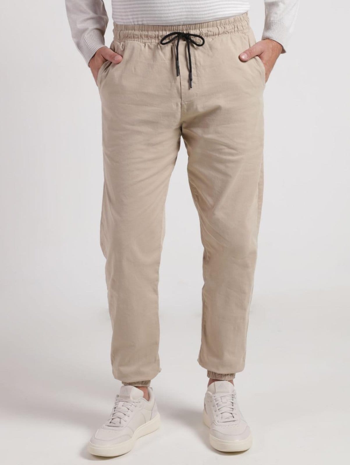 Calça Sarja Jogger Masculina CAQUI