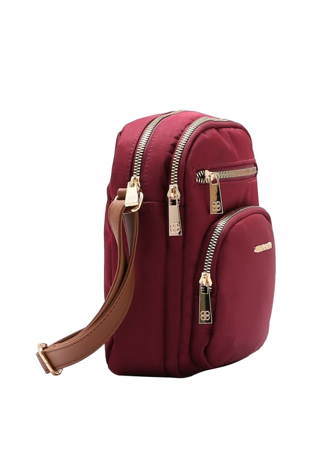 Vista 2 Bolsa Feminina Chenson Microfiber 3184588 Chenson vinho